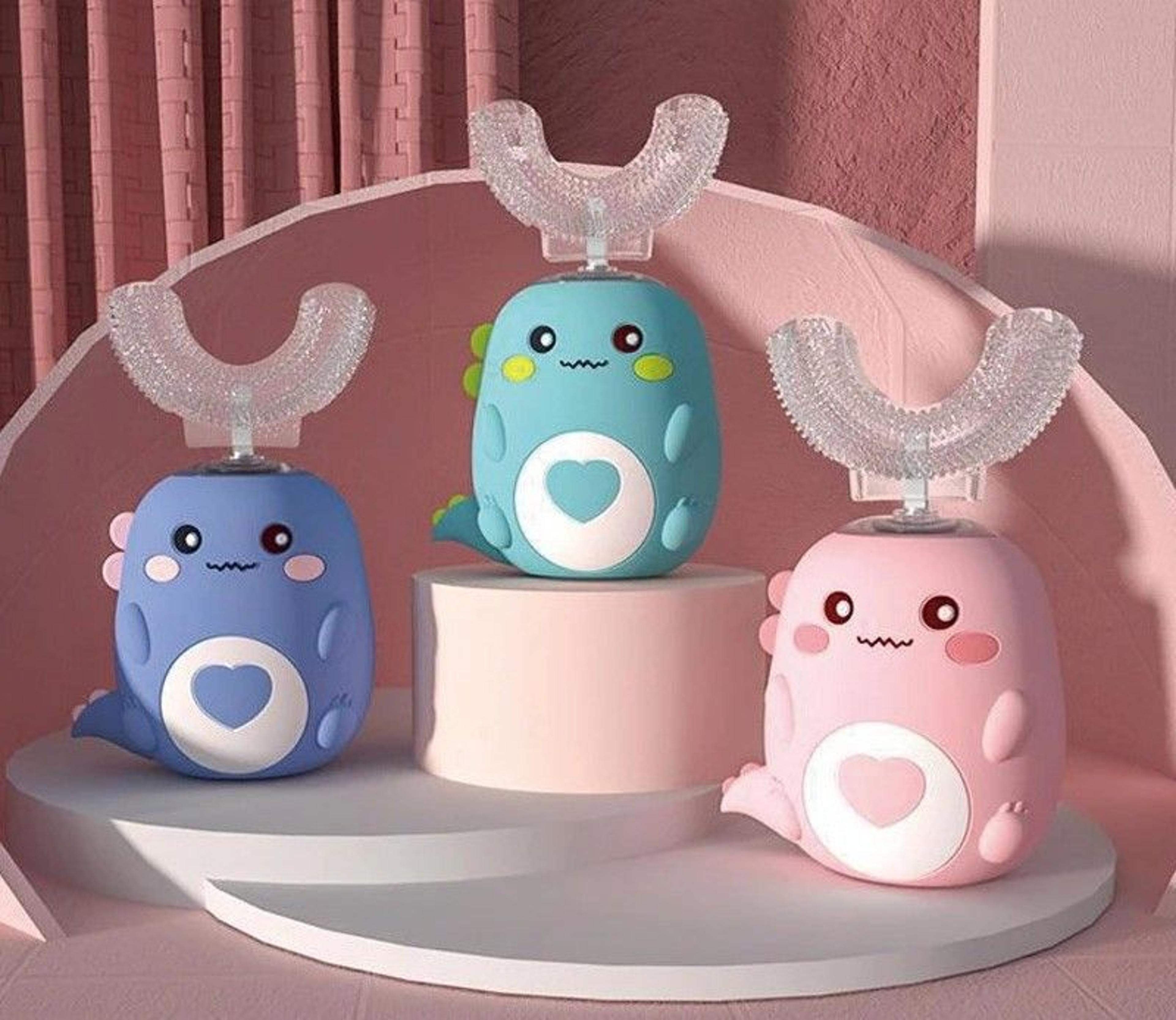 rechargeable 360 degree u shaped kids electric toothbrush