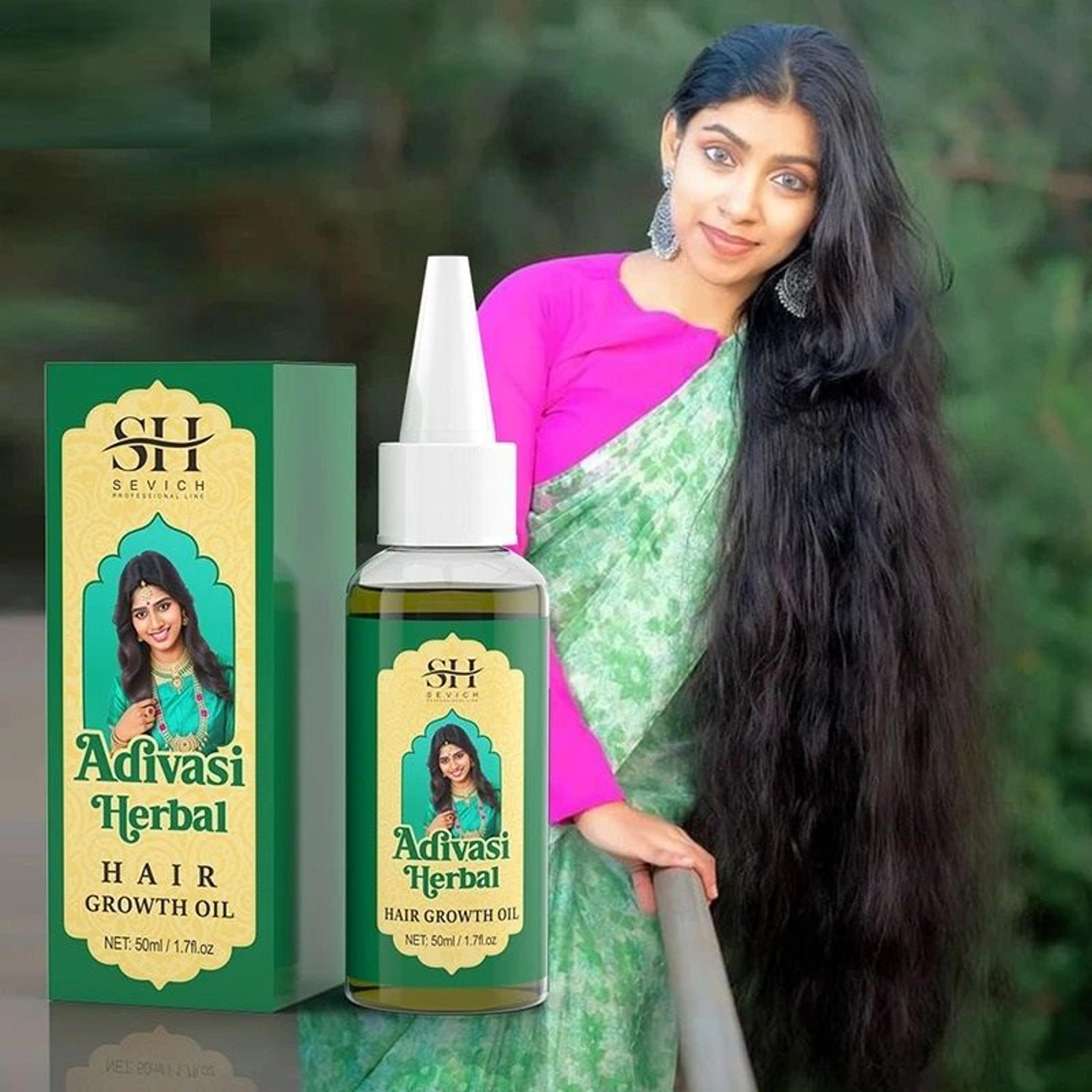 herbal hair growth oil for thicker fuller stronger hair