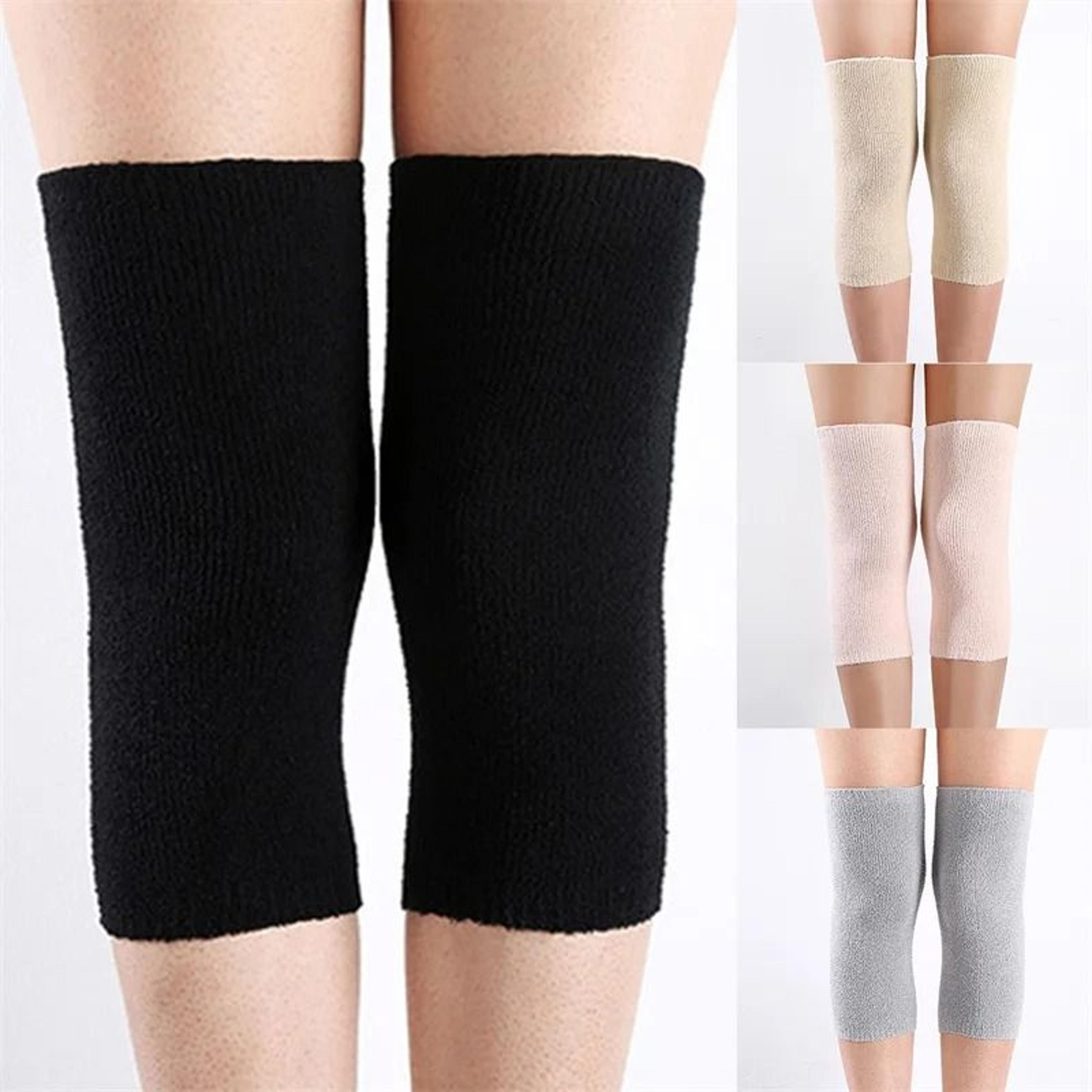 winter warm knee pads with soft stretch support for daily comfort