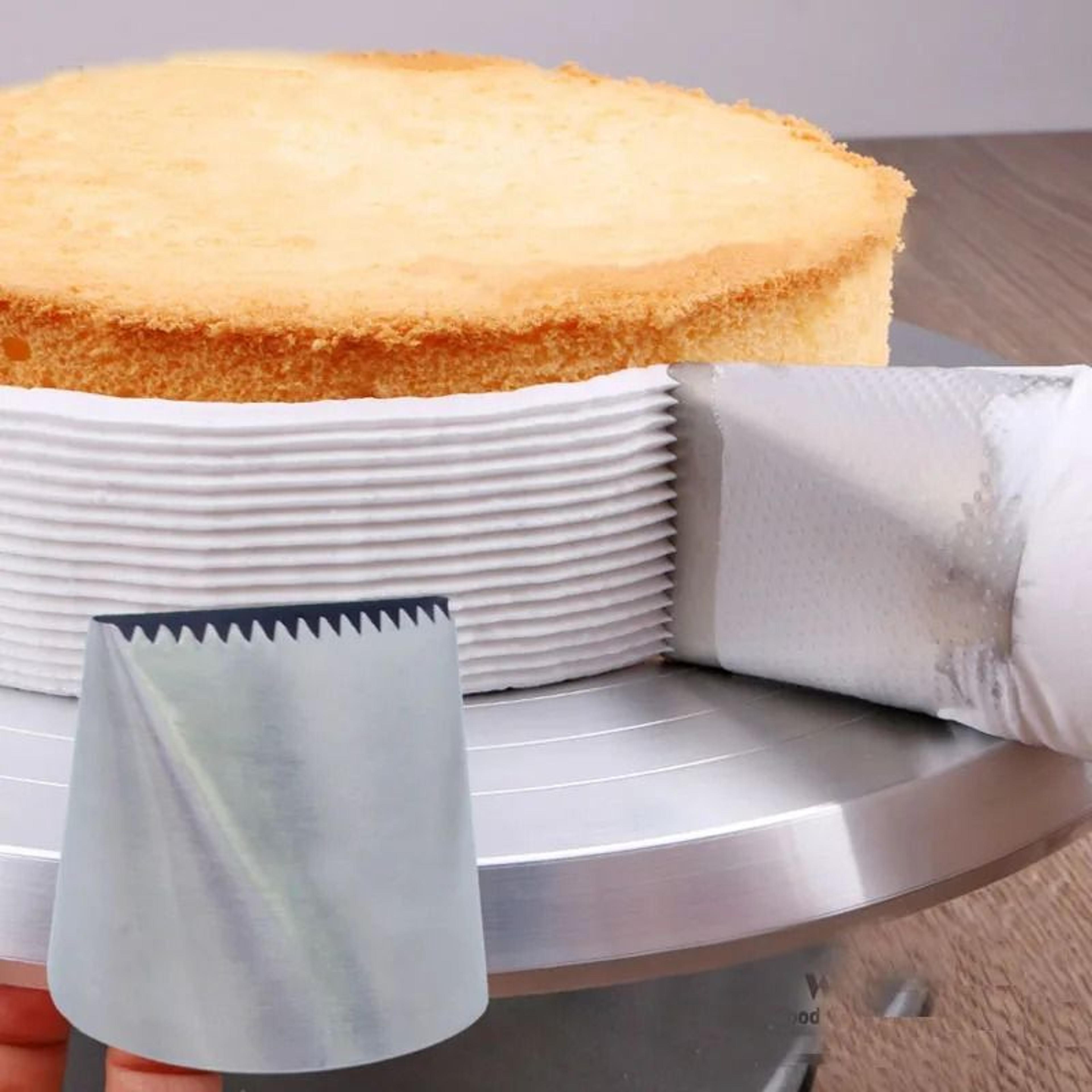 oversized stainless steel cake decorating nozzle for easy piping