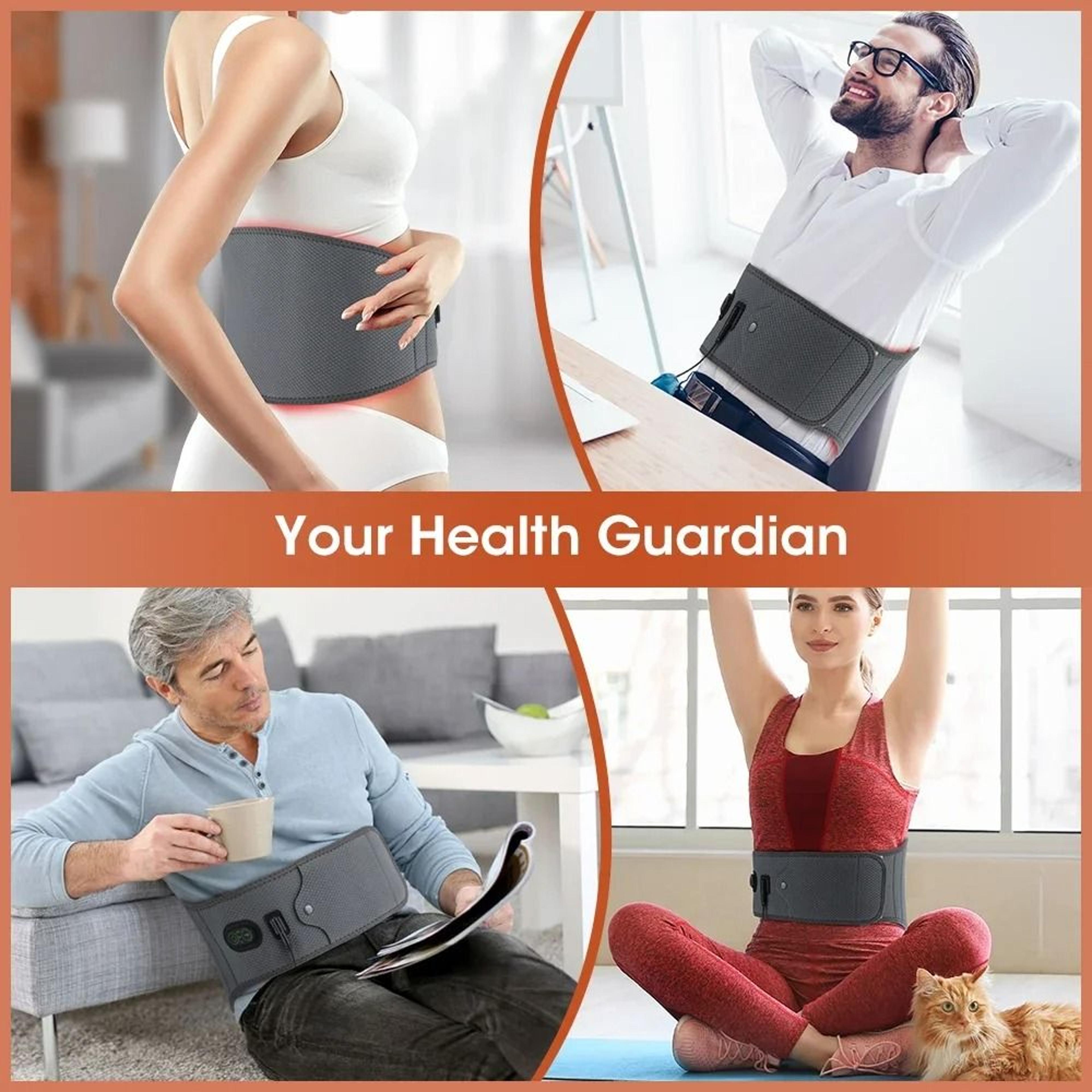 portable red light waist belt with infrared therapy