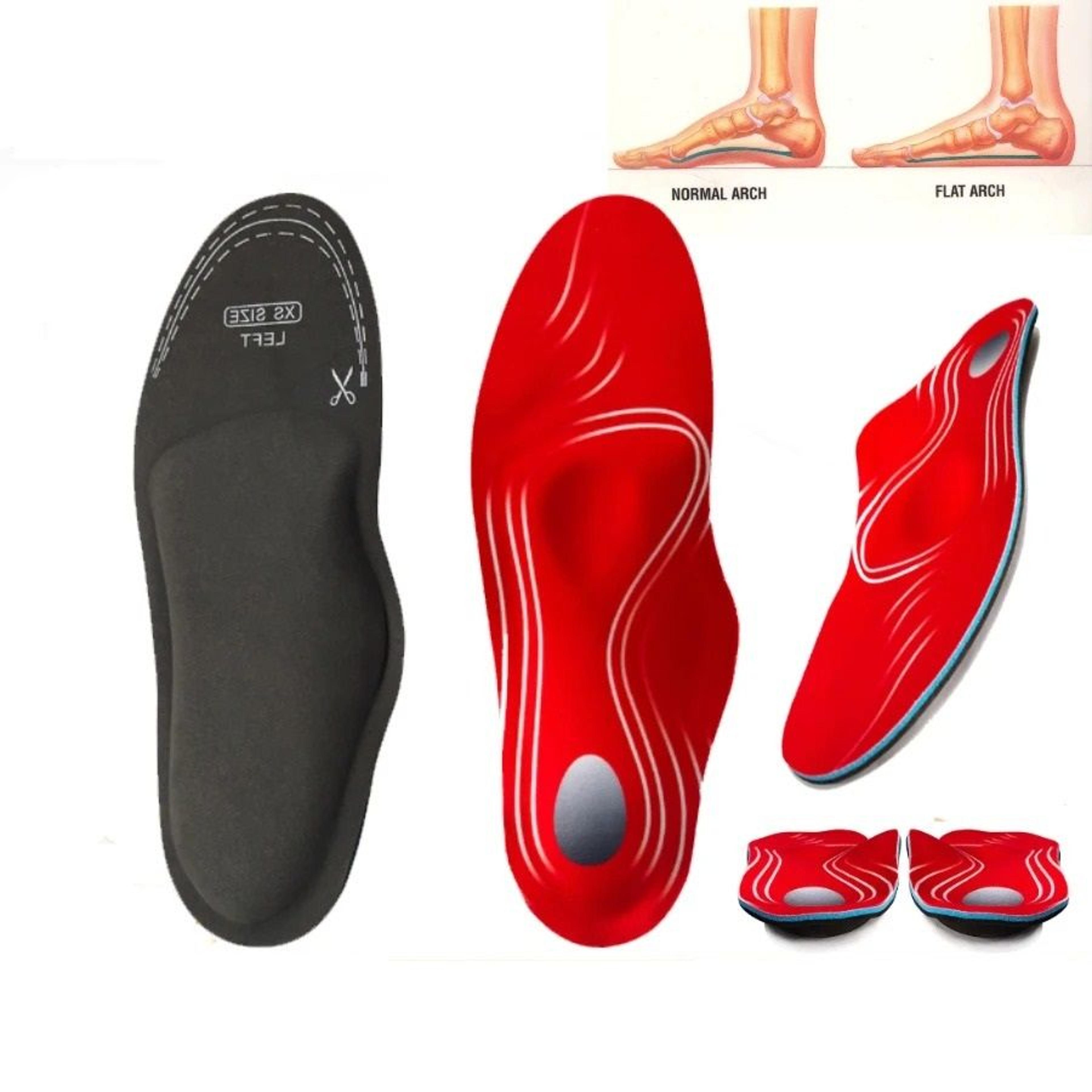orthopedic arch support insoles for flat feet relief