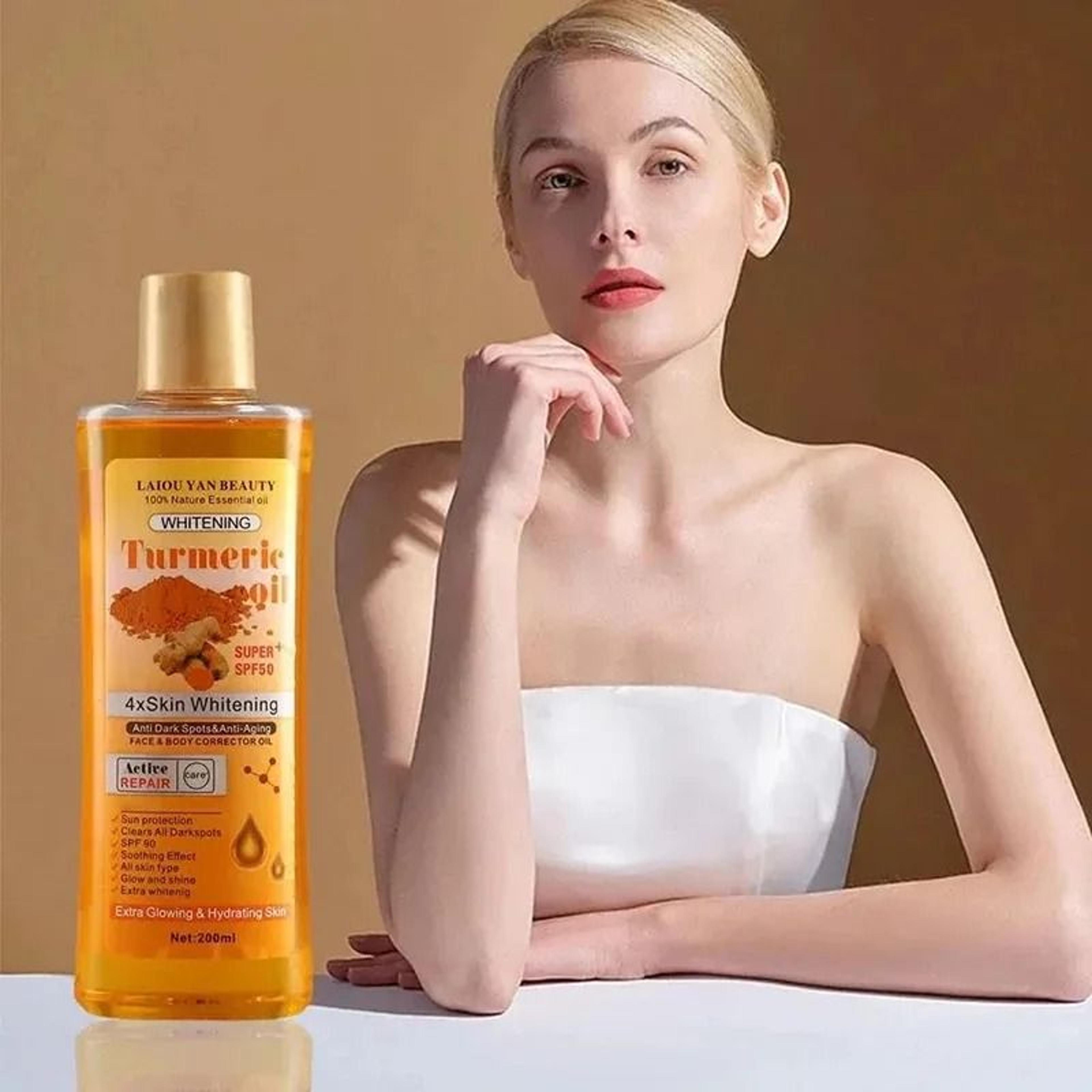 deep hydration turmeric and ginger moisturizing serum oil
