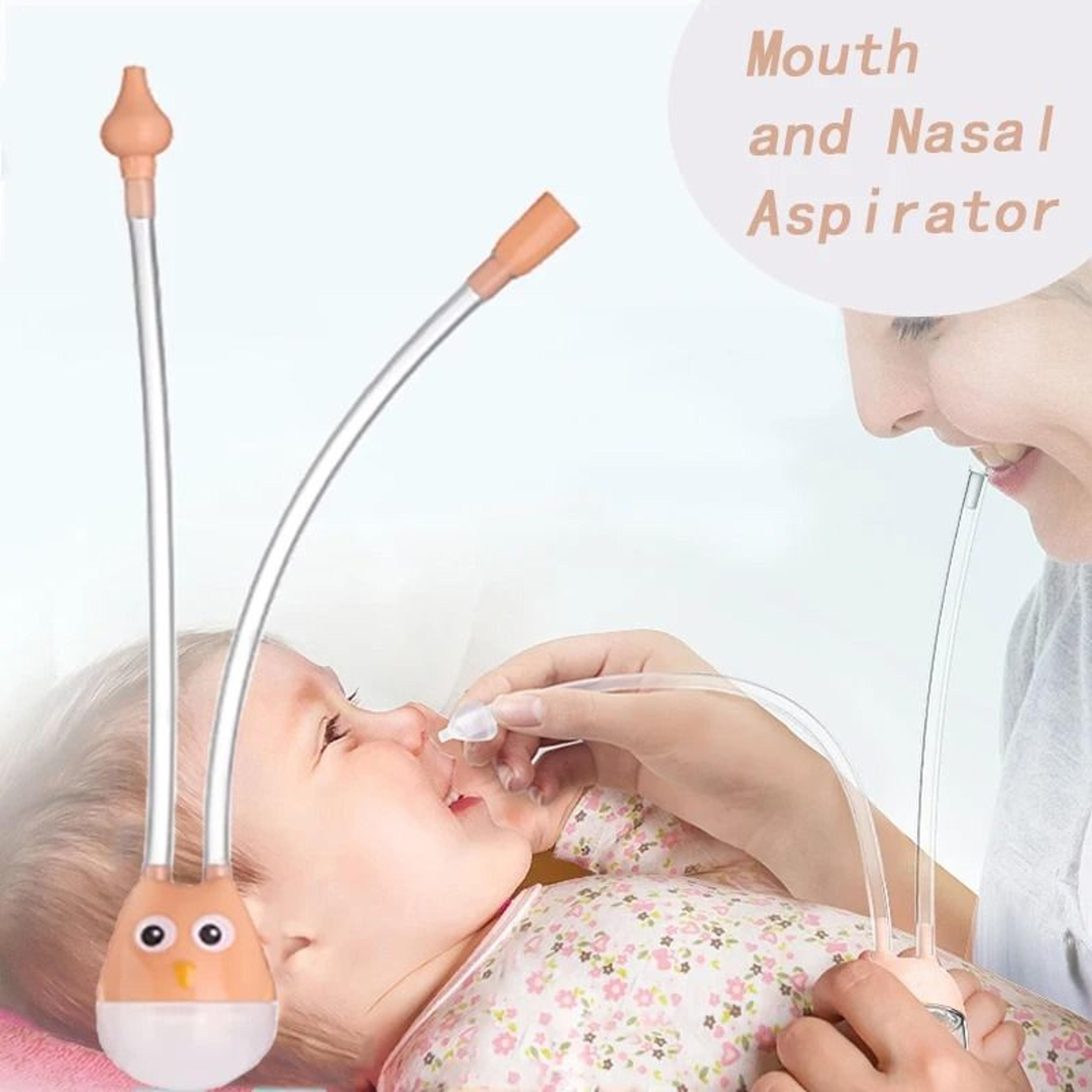 soft suction baby nasal aspirator for gentle nose cleaning
