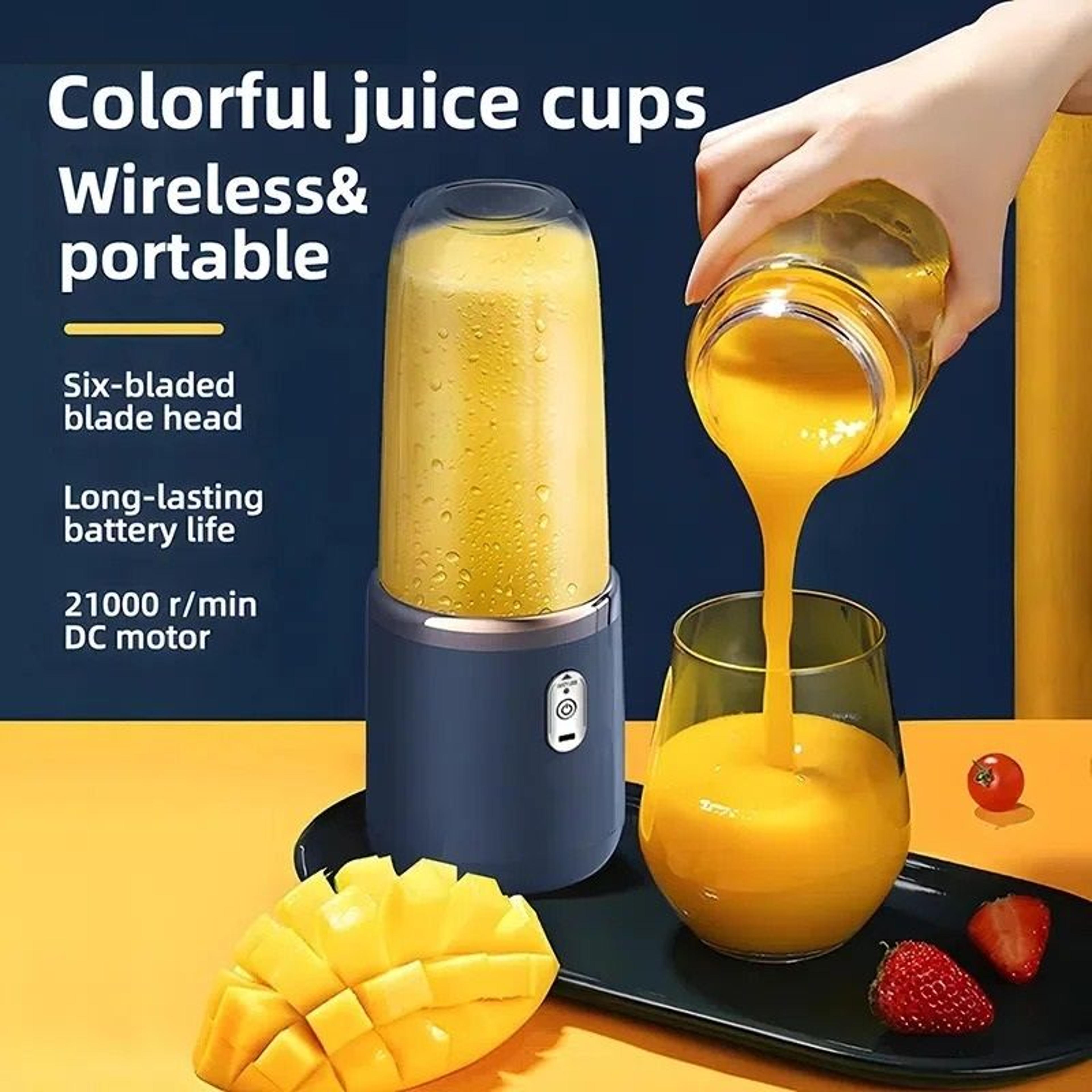 portable smoothie blender cup for fresh drinks anywhere