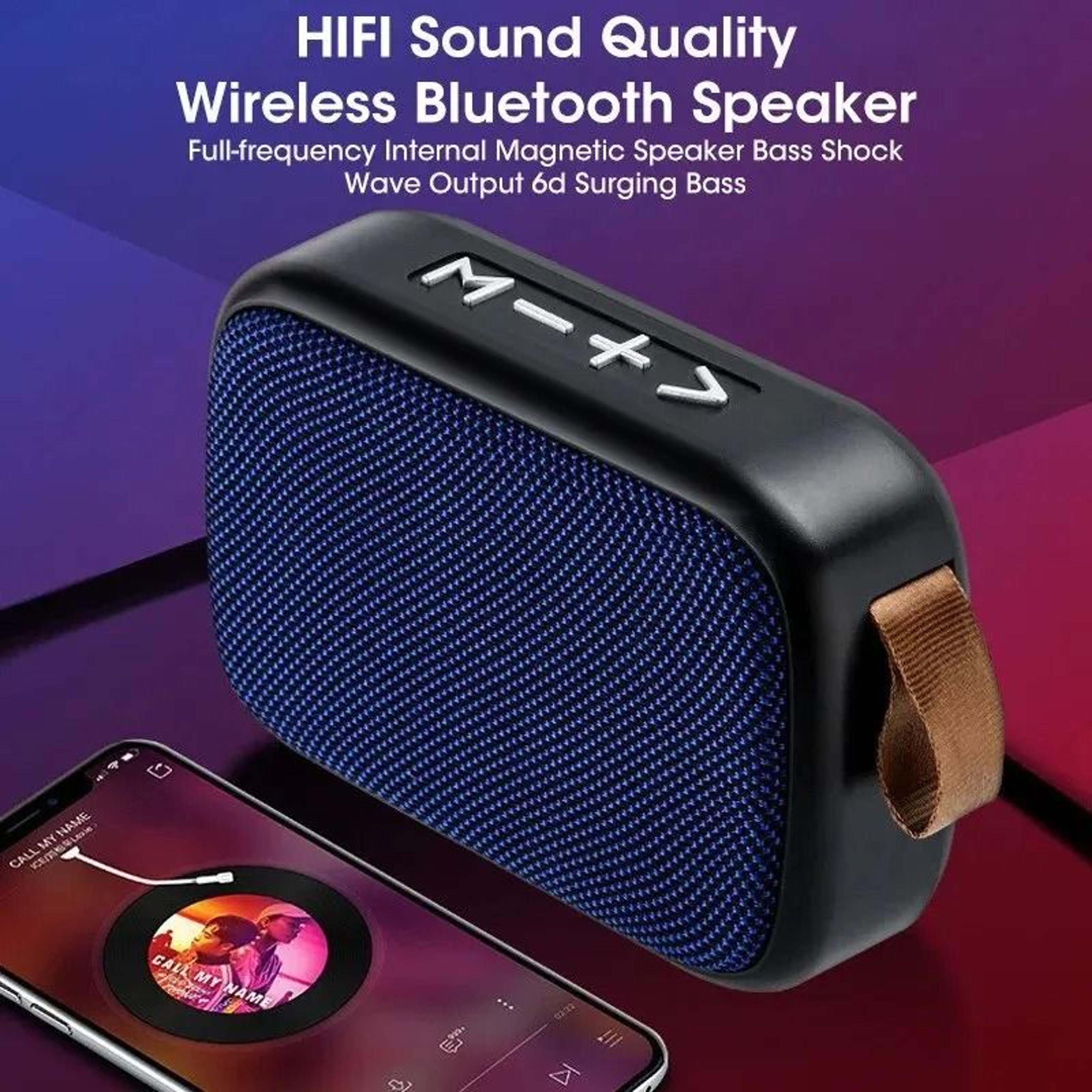 portable wireless mini speaker for home and outdoor use
