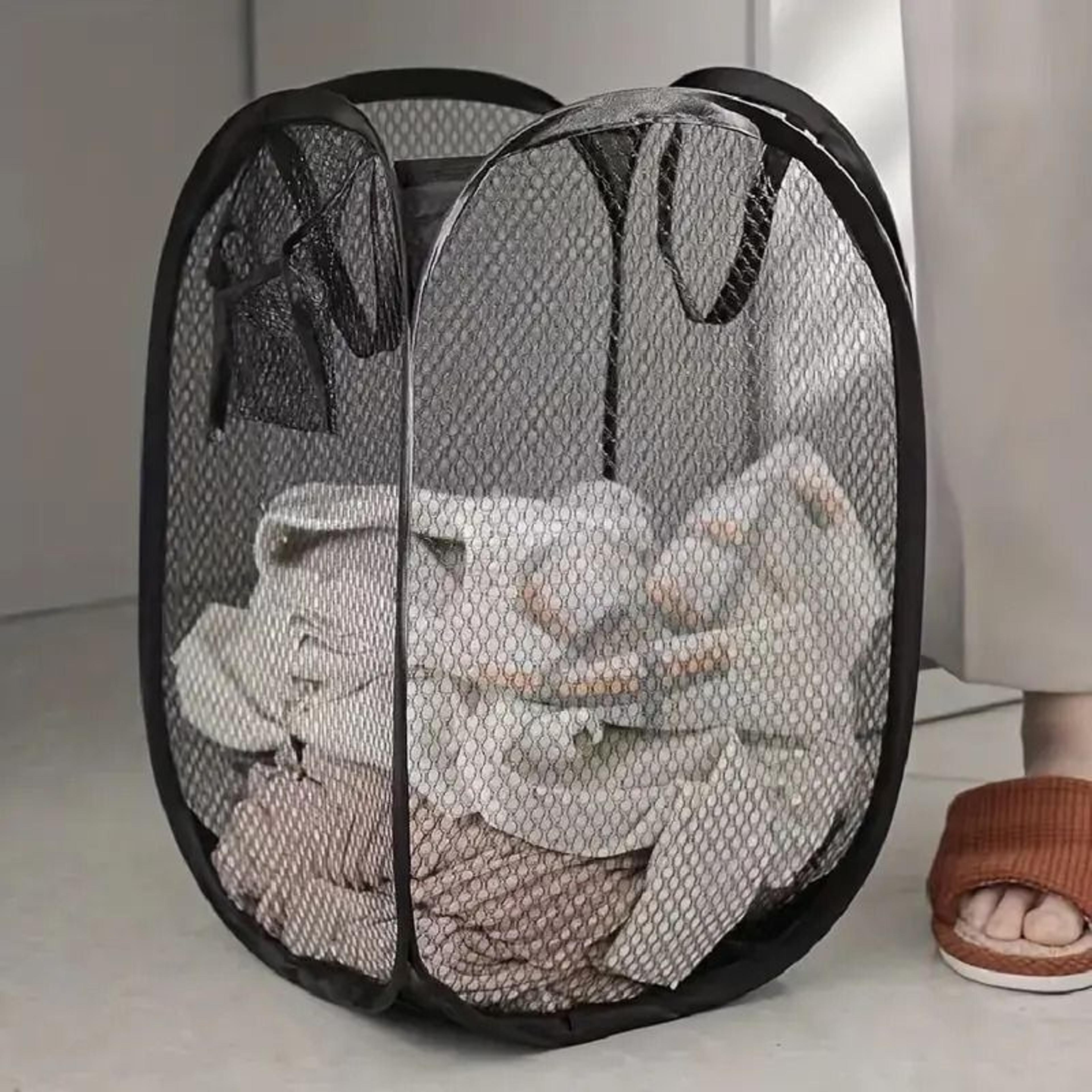 large capacity pop up laundry basket