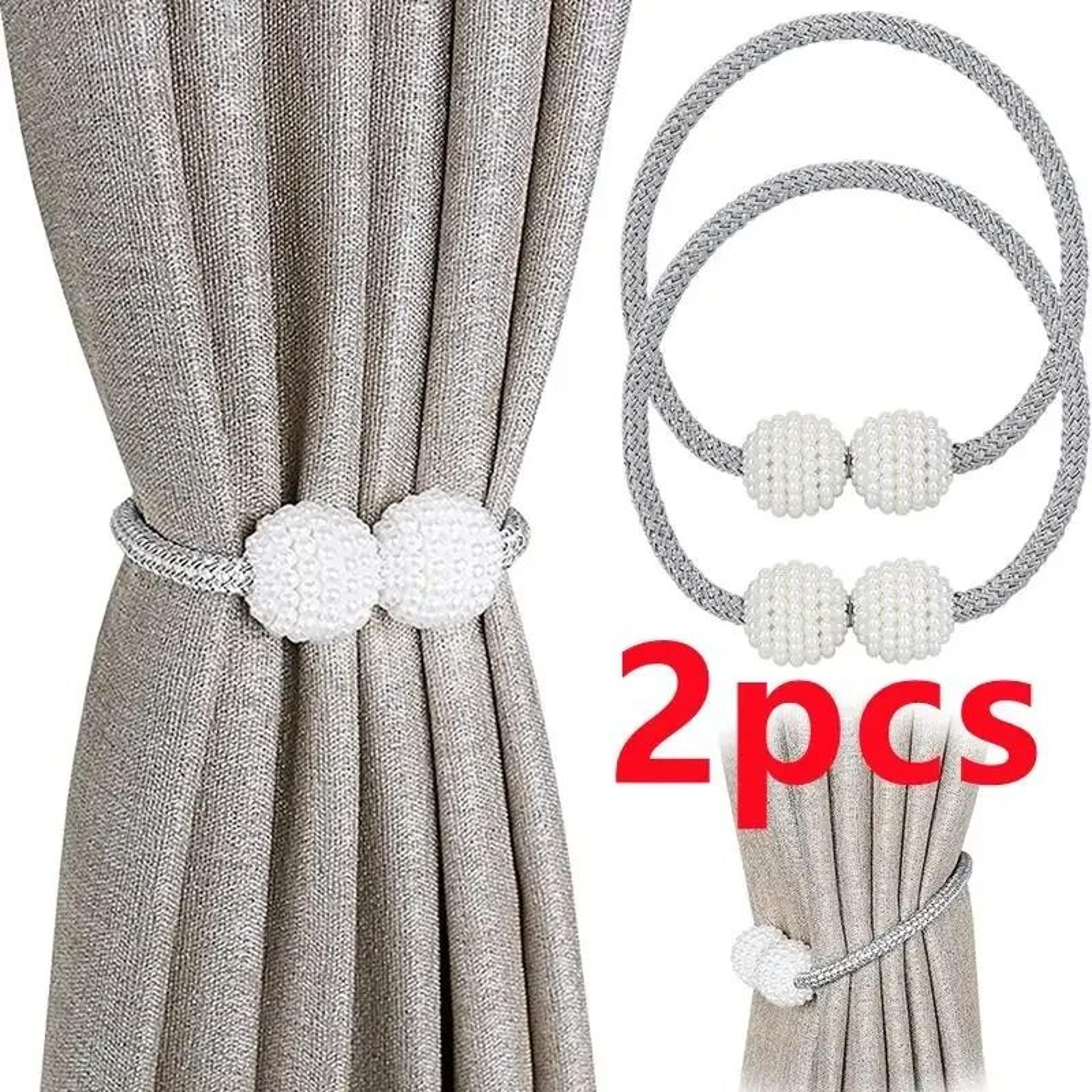 magnetic pearl curtain clip tie back