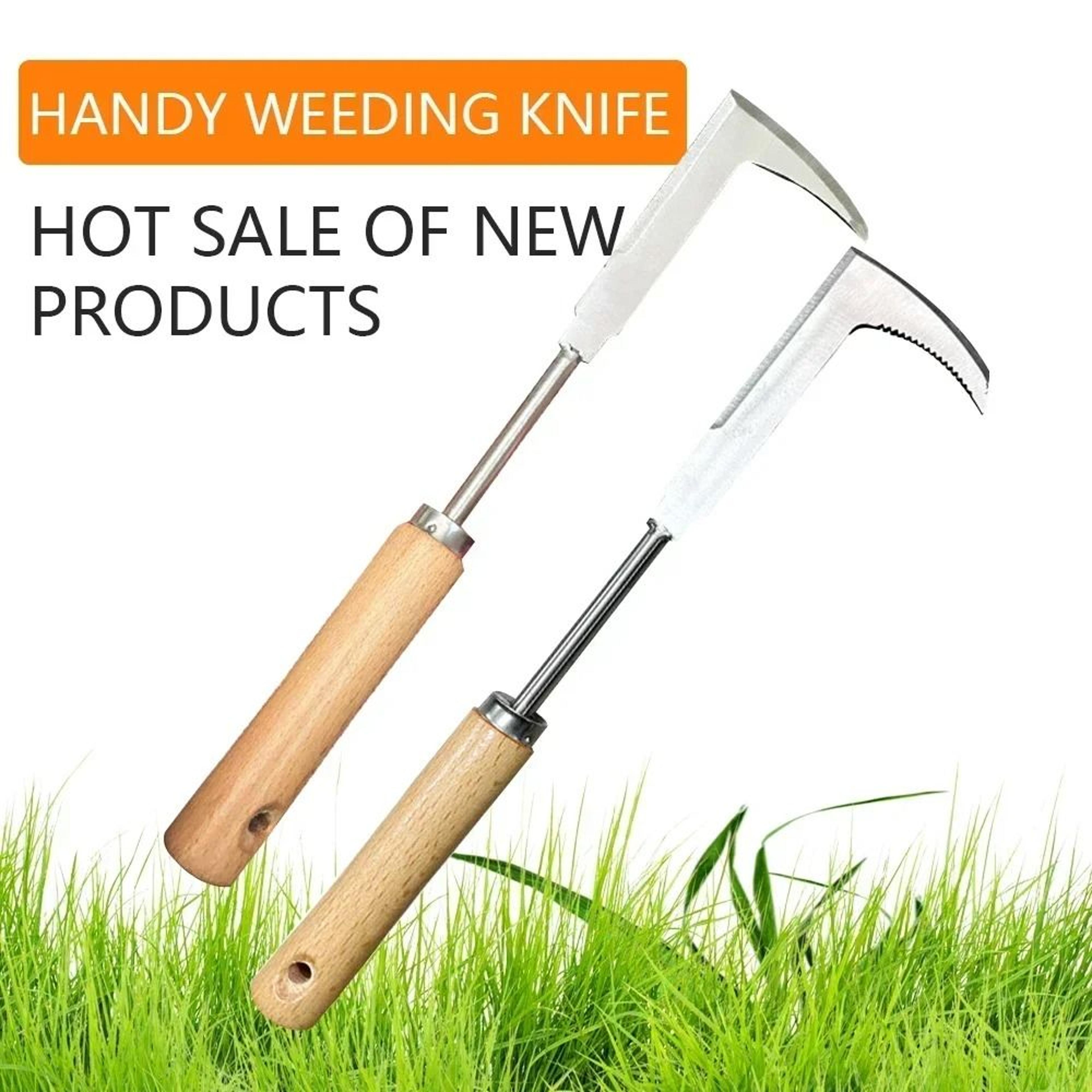 carbon steel ergonomic weeder tool