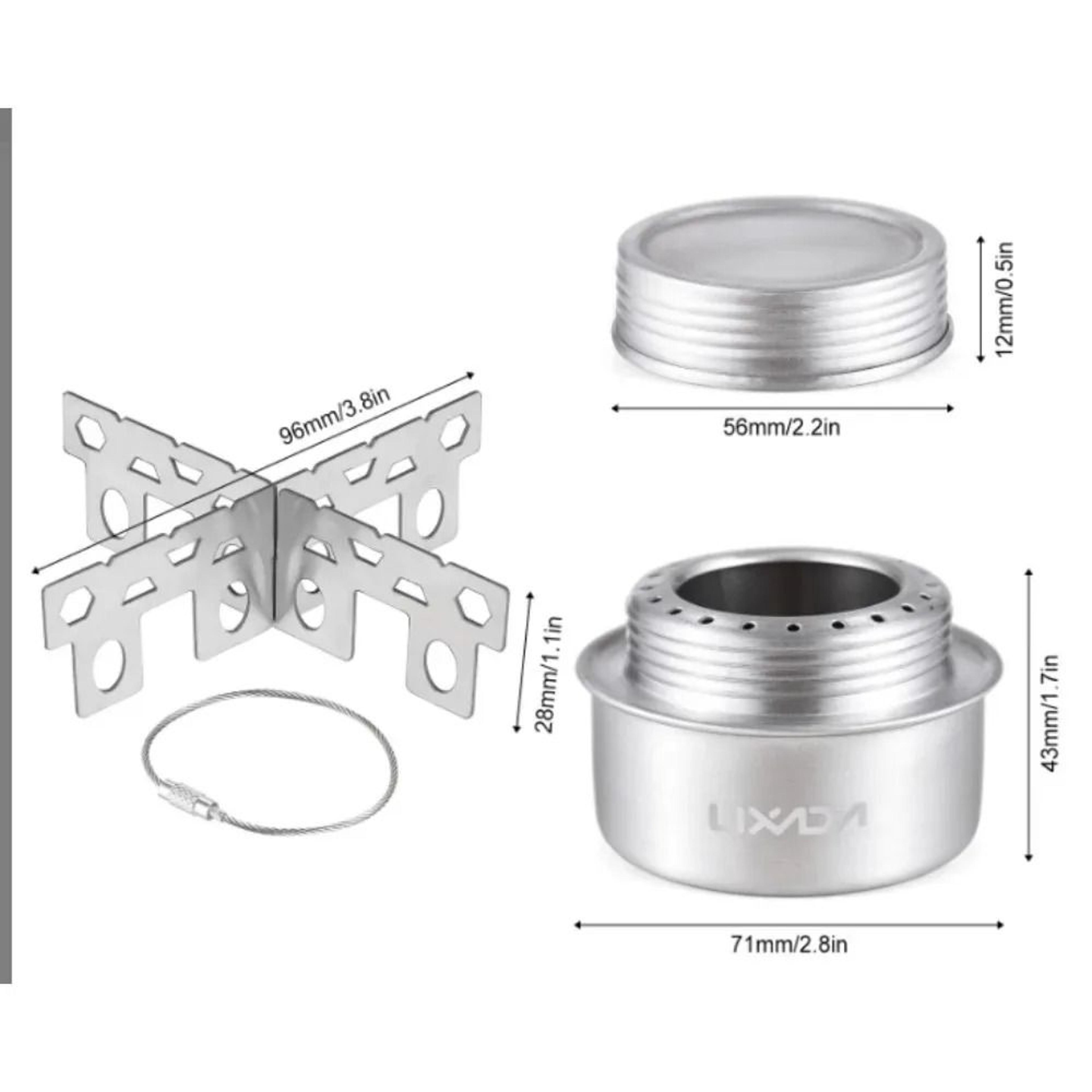 portable mini alcohol camping stove