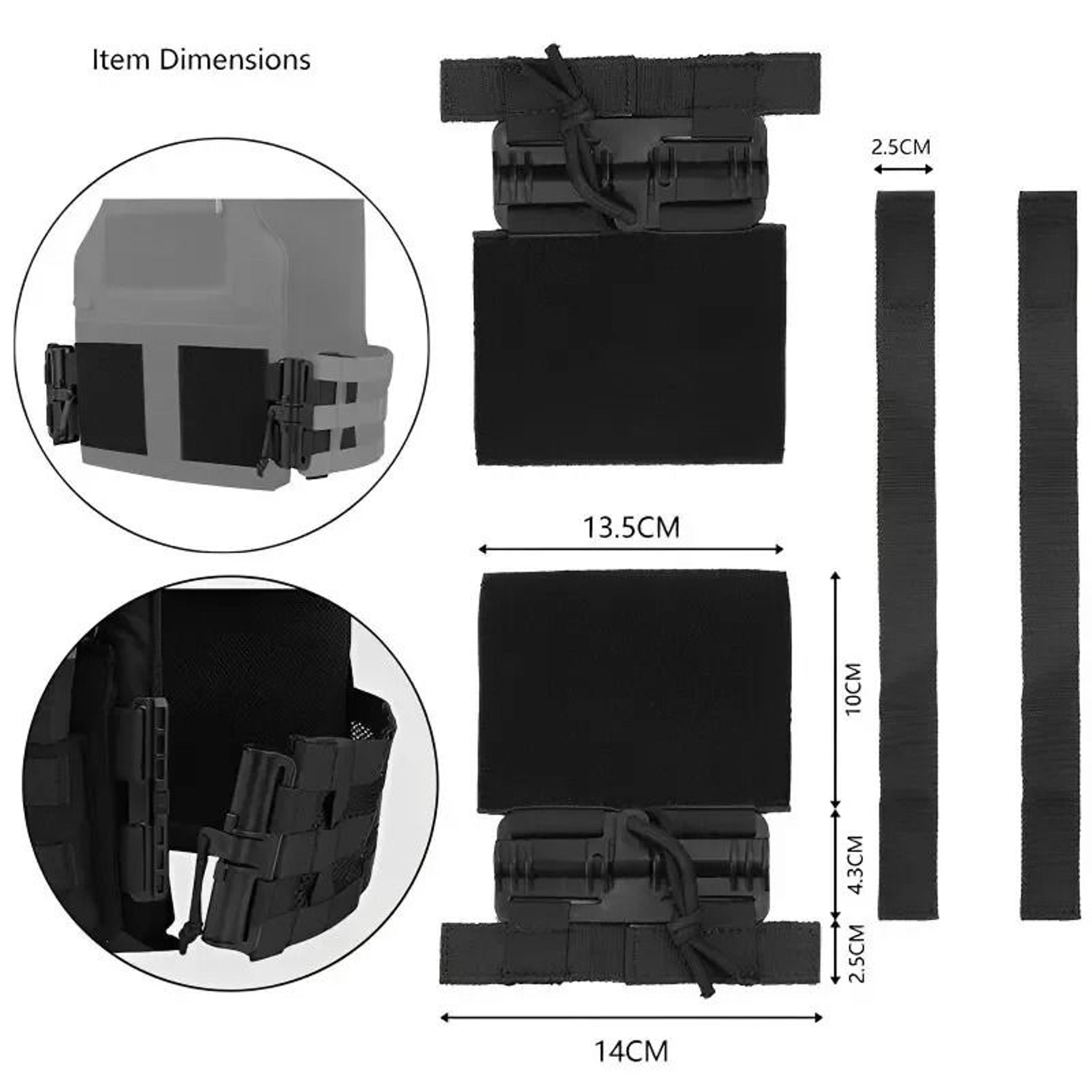 tactical vest quick release buckle set