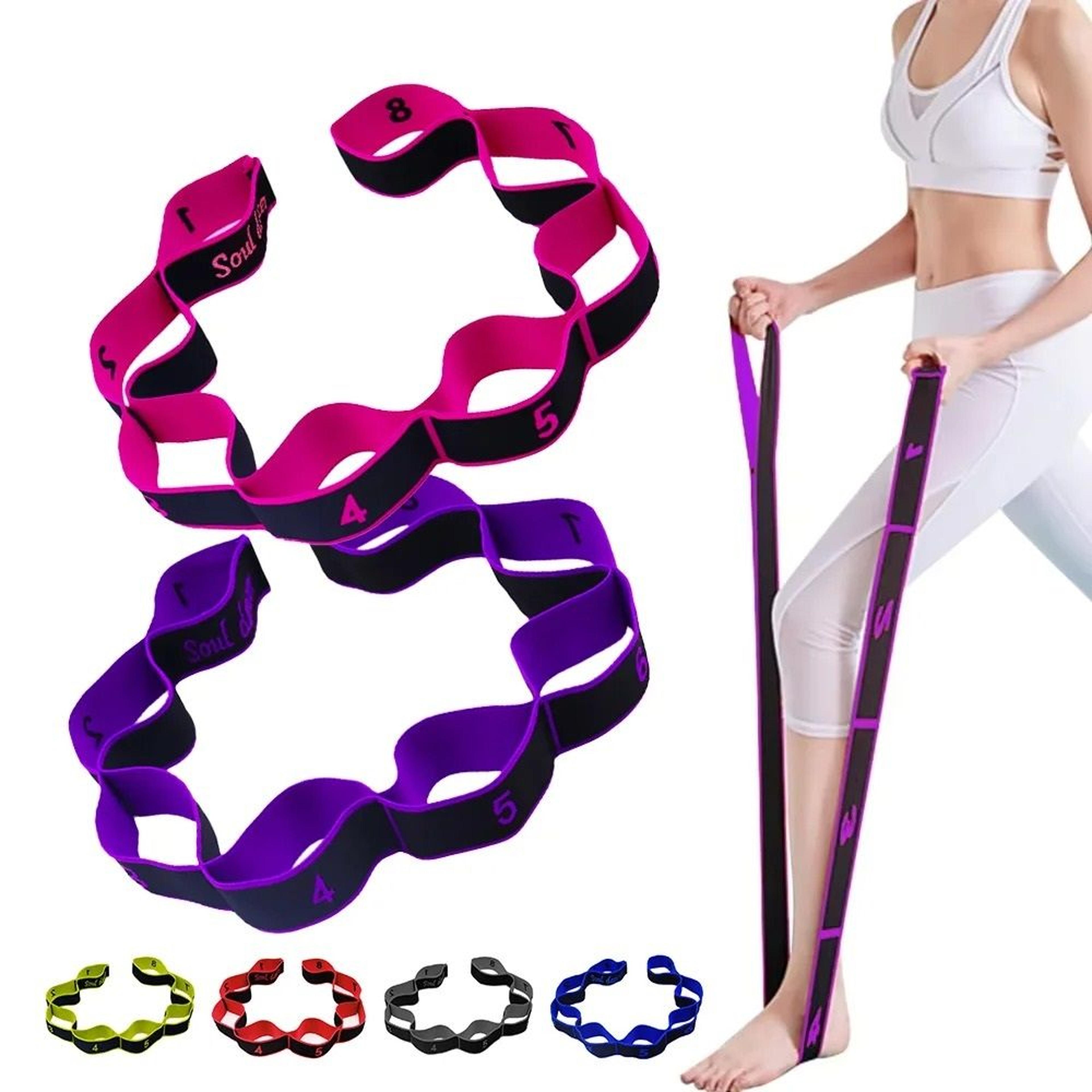 adjustable stretching resistance yoga belt
