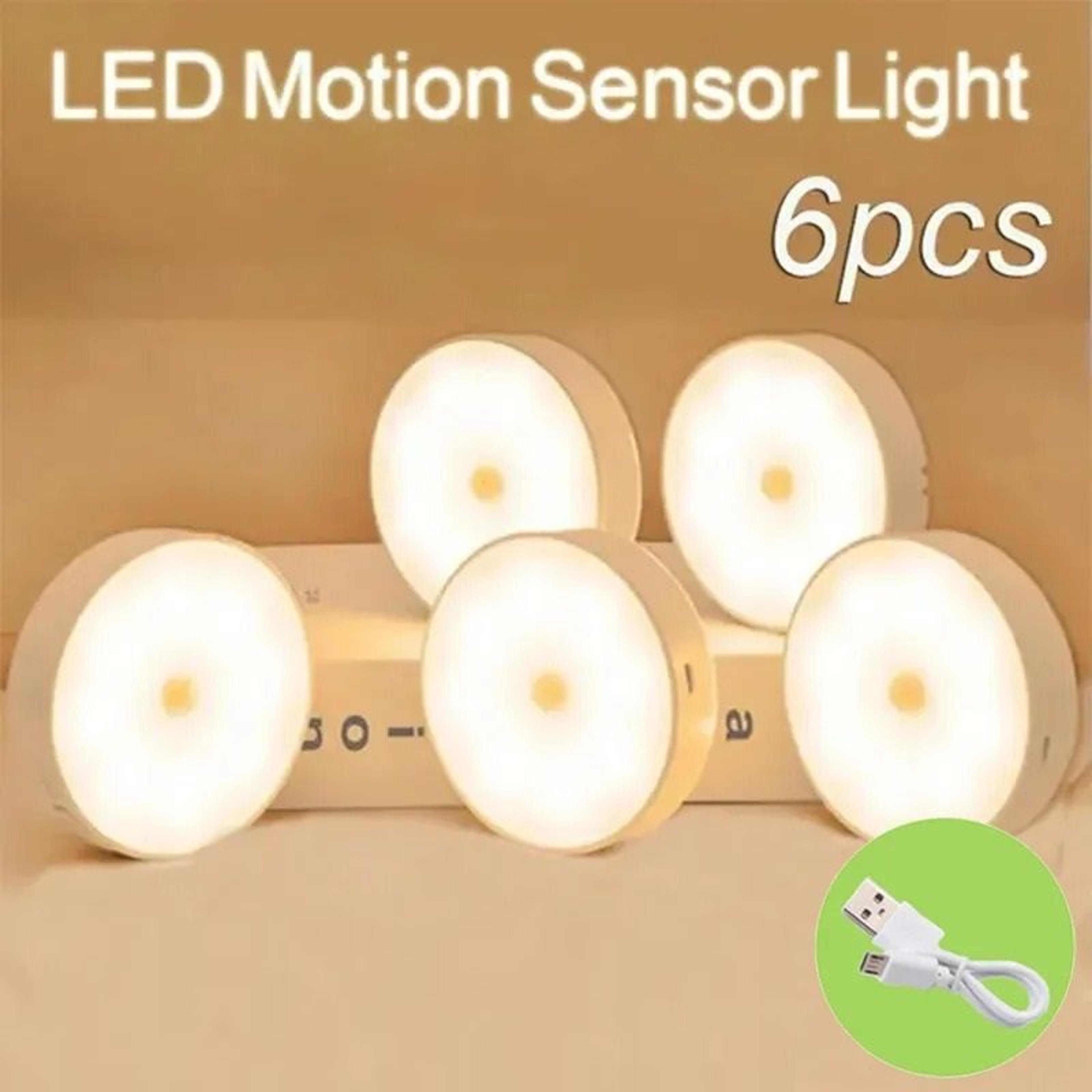 motion sensor usb rechargeable led night light