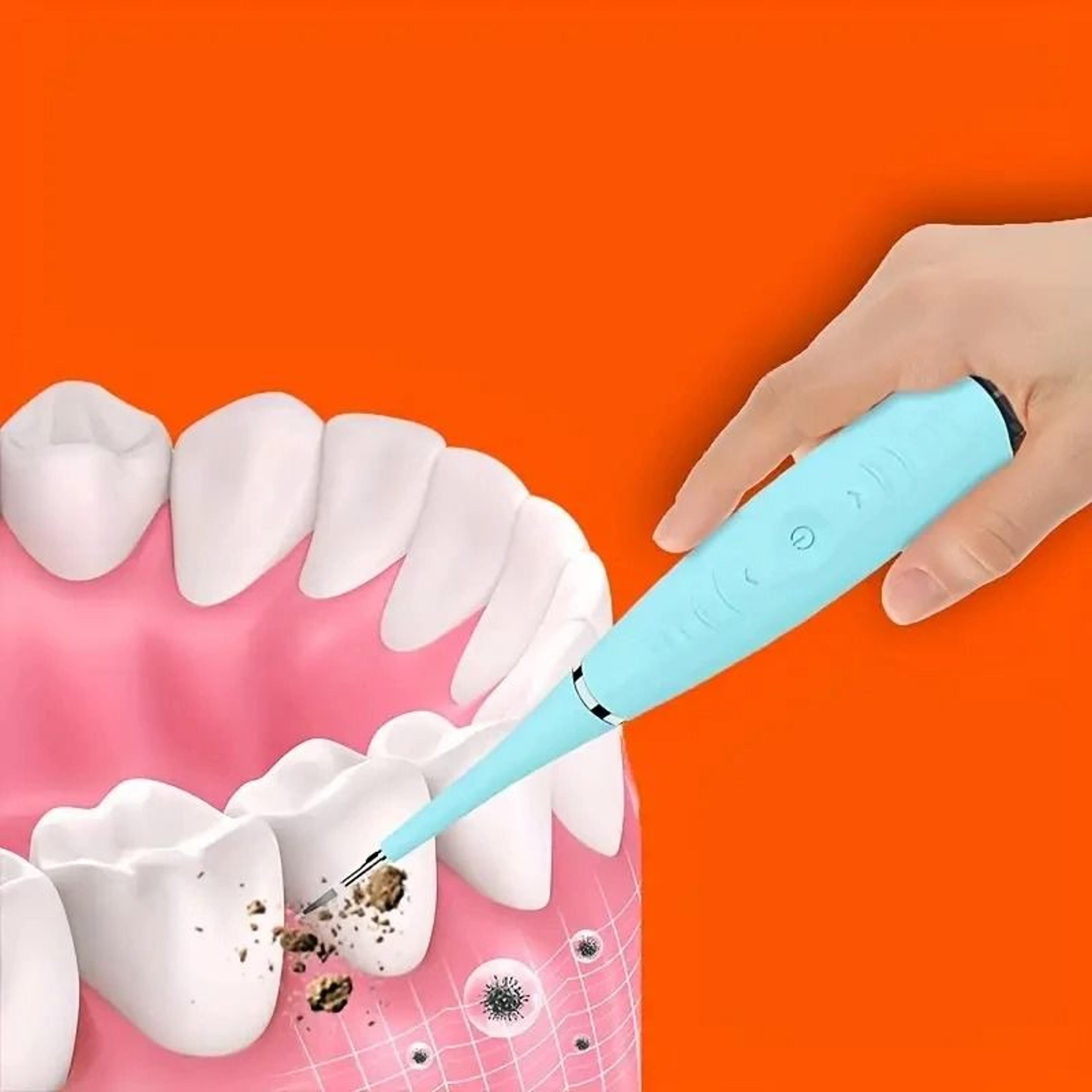 electric teeth cleaner tool for home dental care and plaque removal
