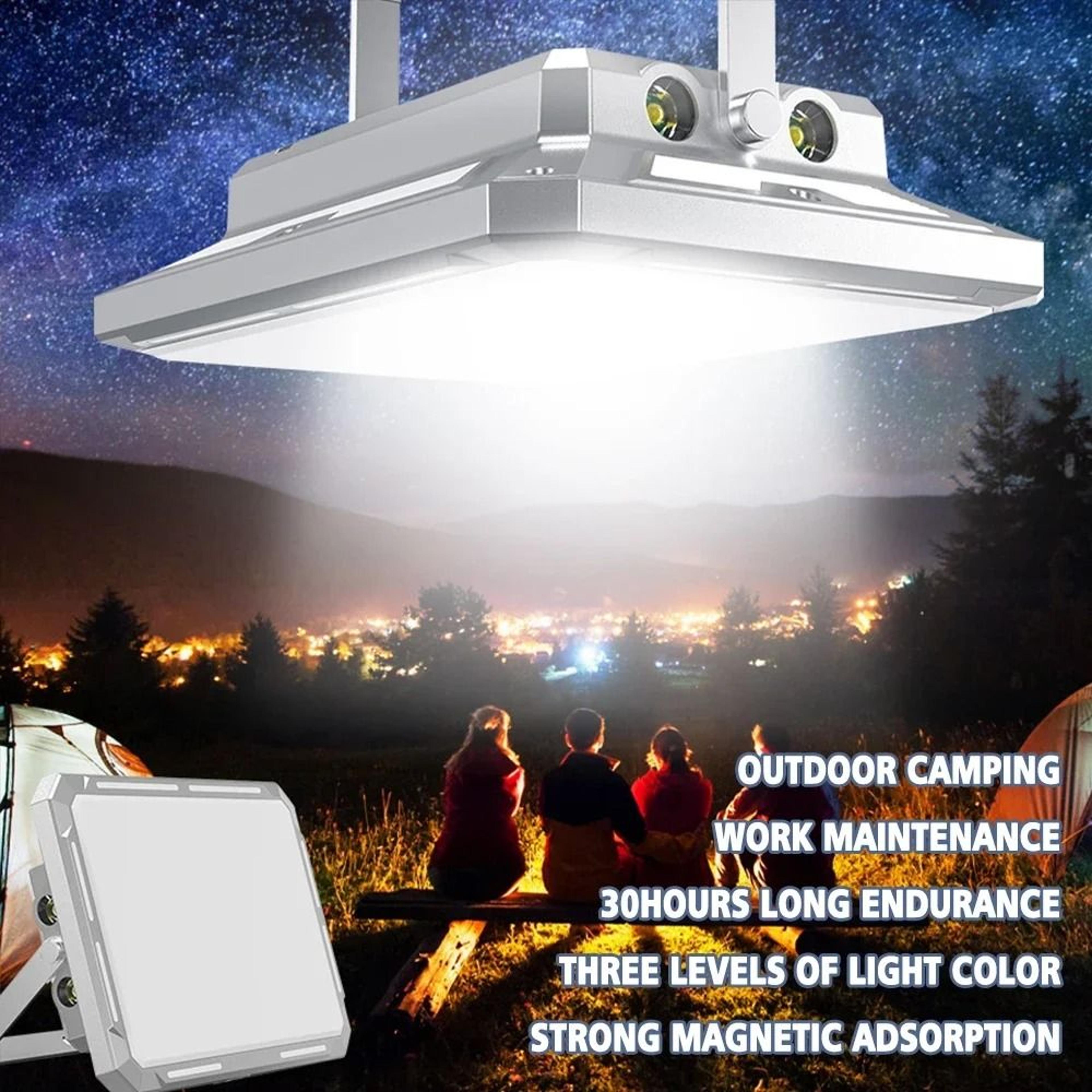 rechargeable portable led camping tent light for outdoor and emergency use