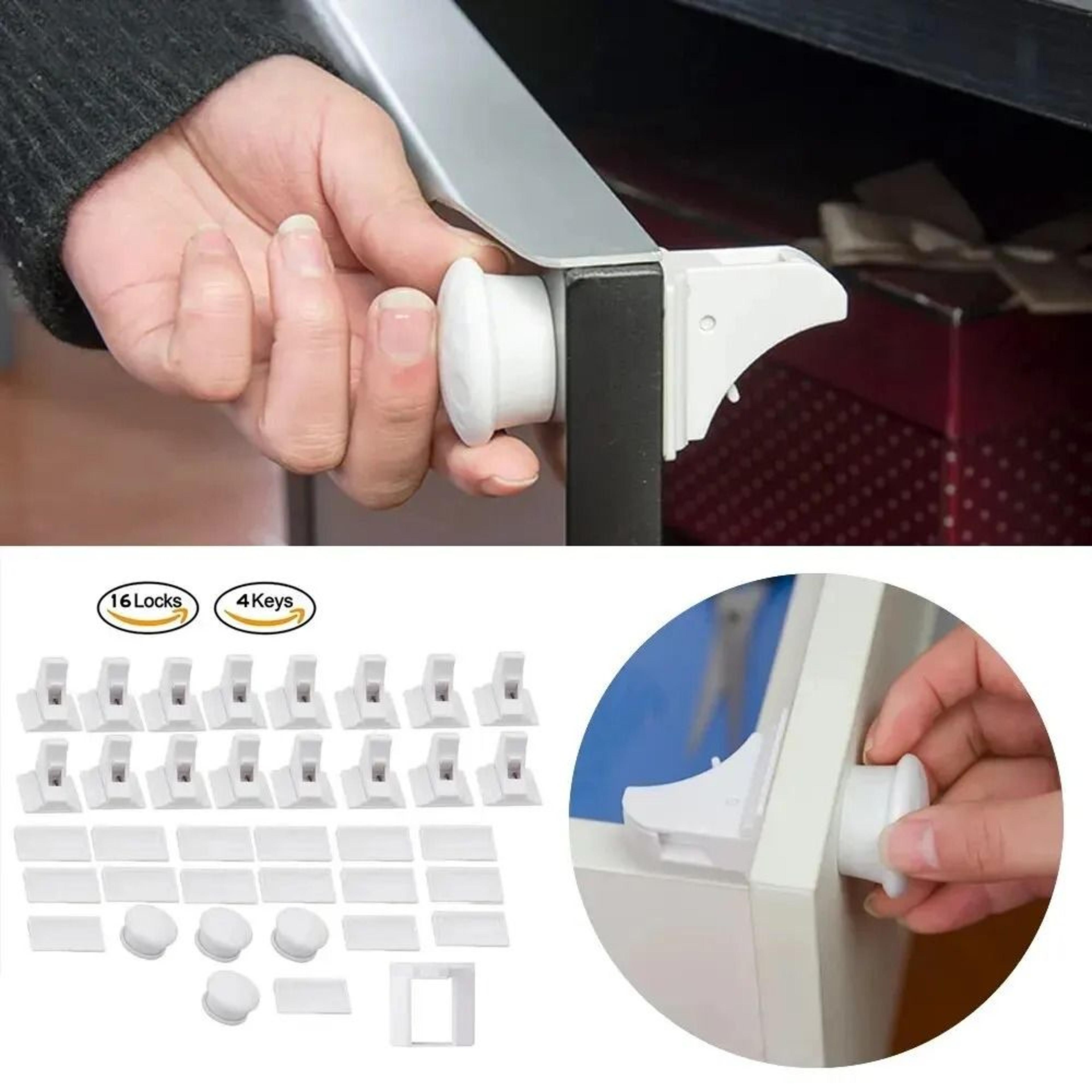 baby safety magnetic cabinet lock for child proofing drawers and doors