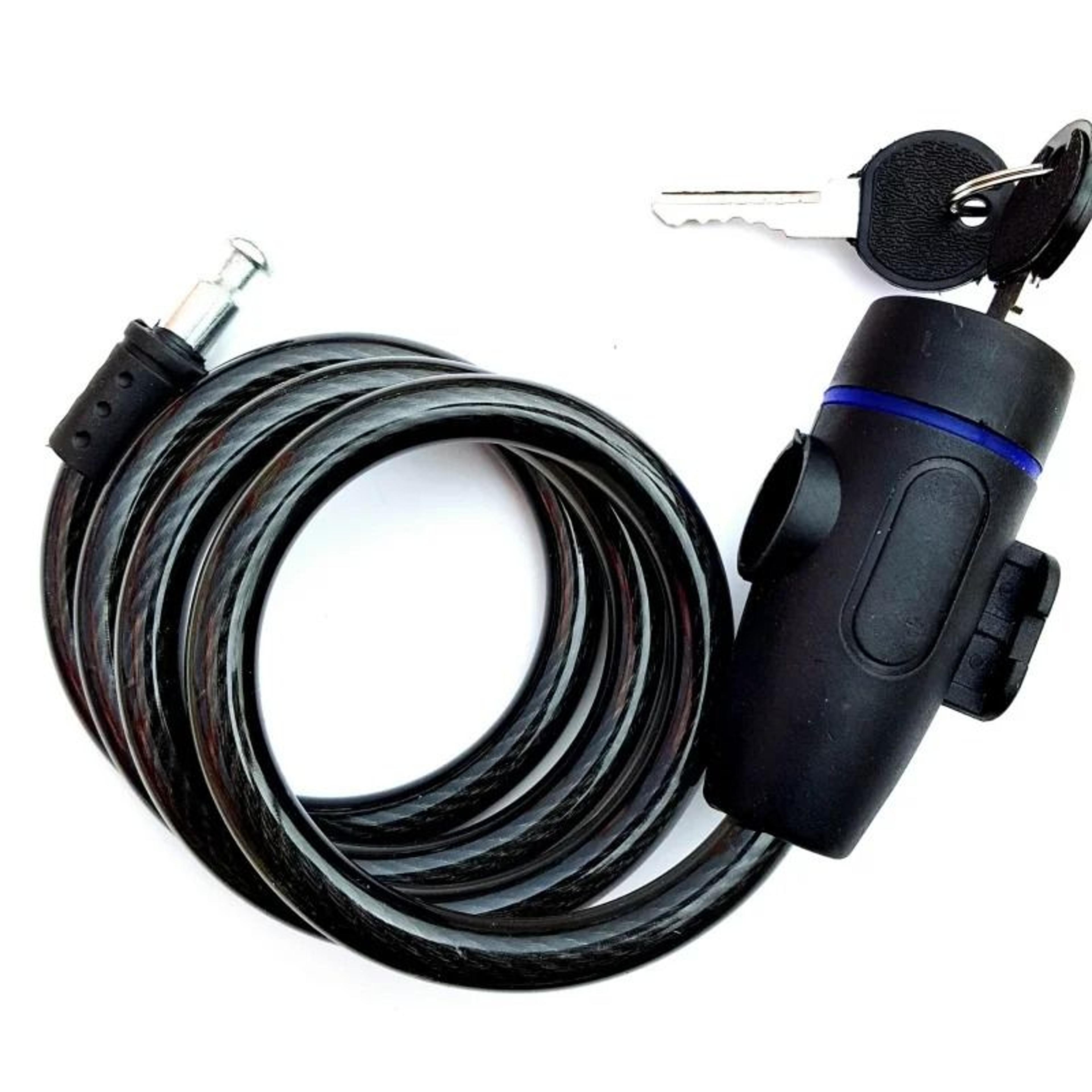 heavy duty motorcycle and bicycle chain lock with keys for maximum security