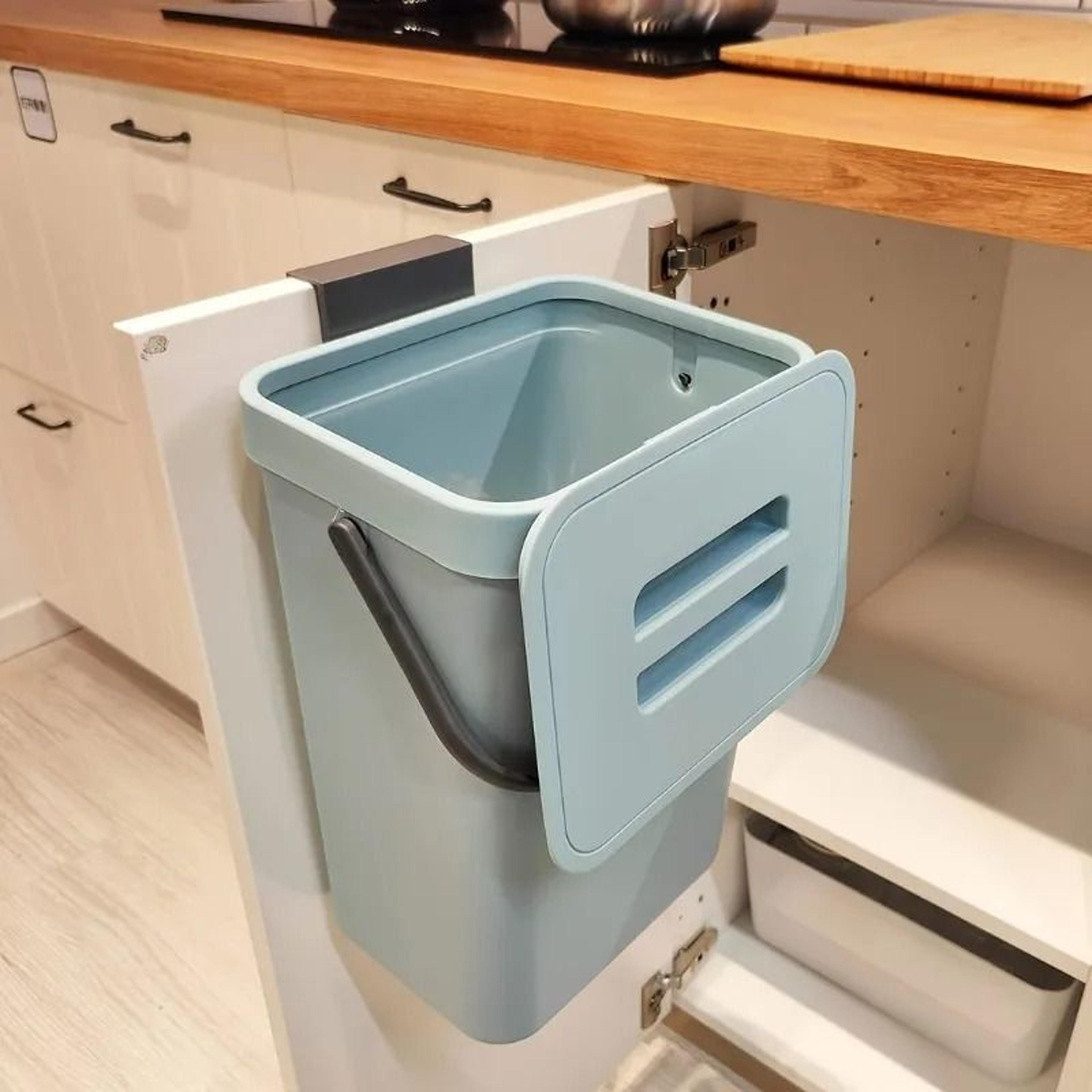 quiet close kitchen and office trash can with odor proof lid
