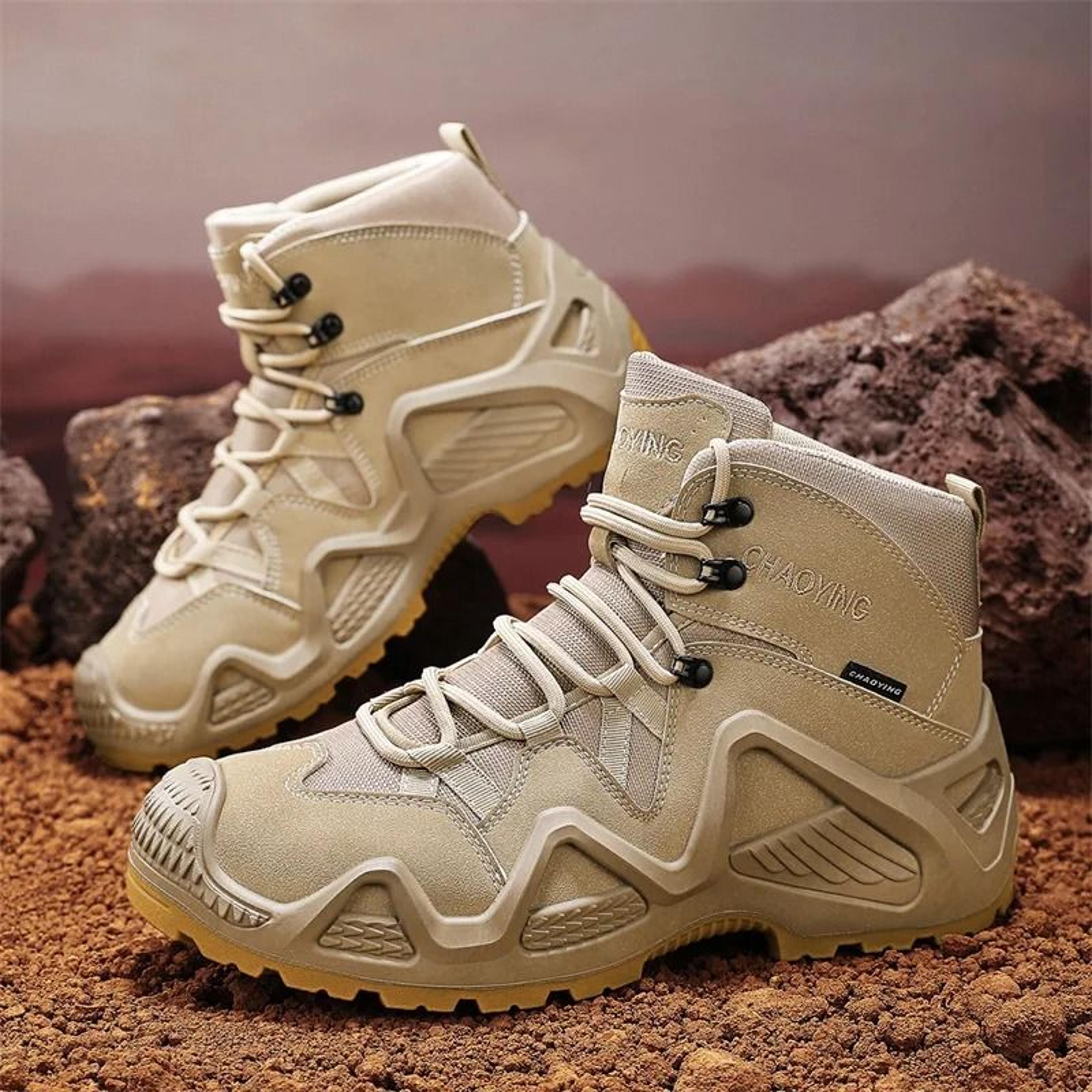 men tactical army boots waterproof outdoor military hiking shoes