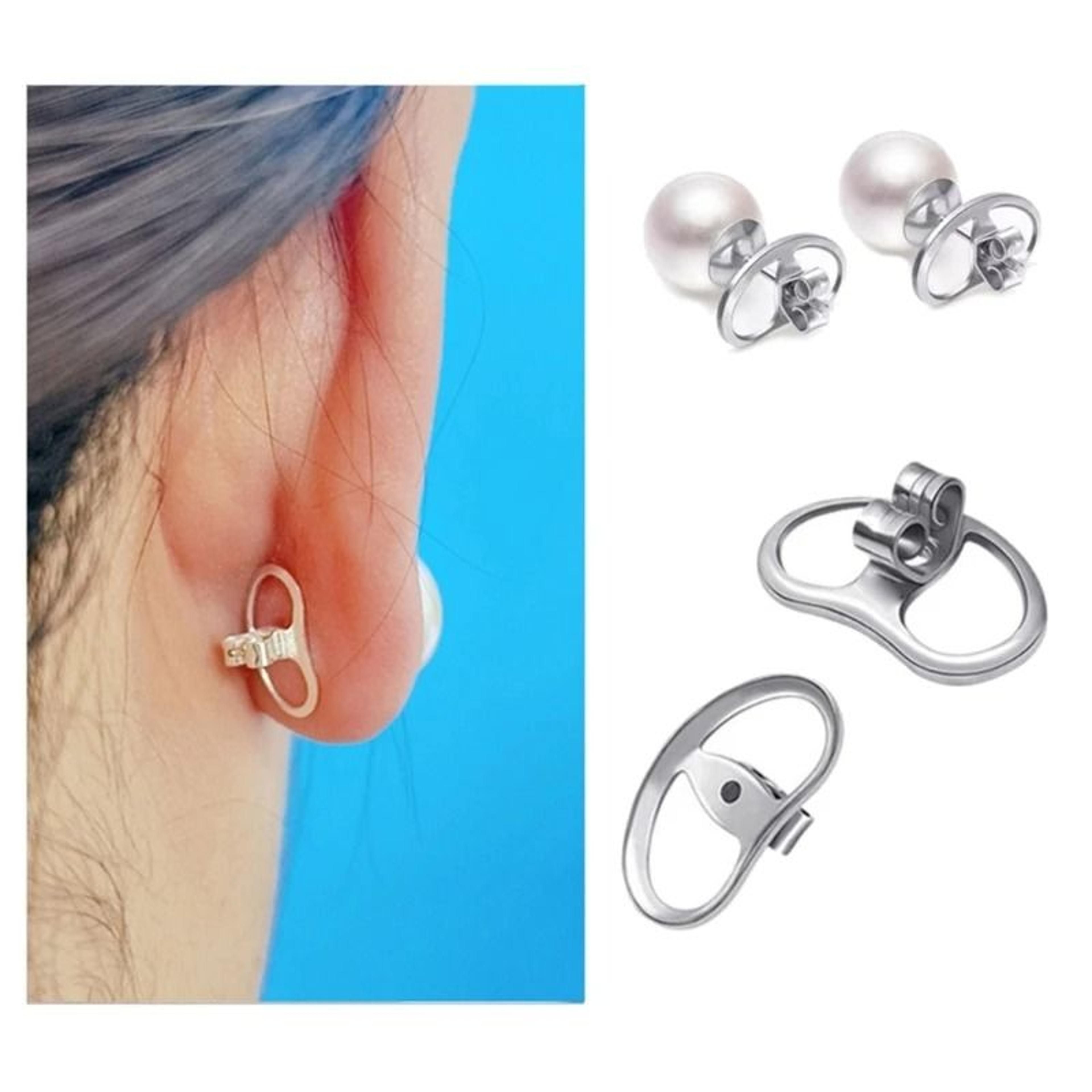 earring lifters and safety backs set