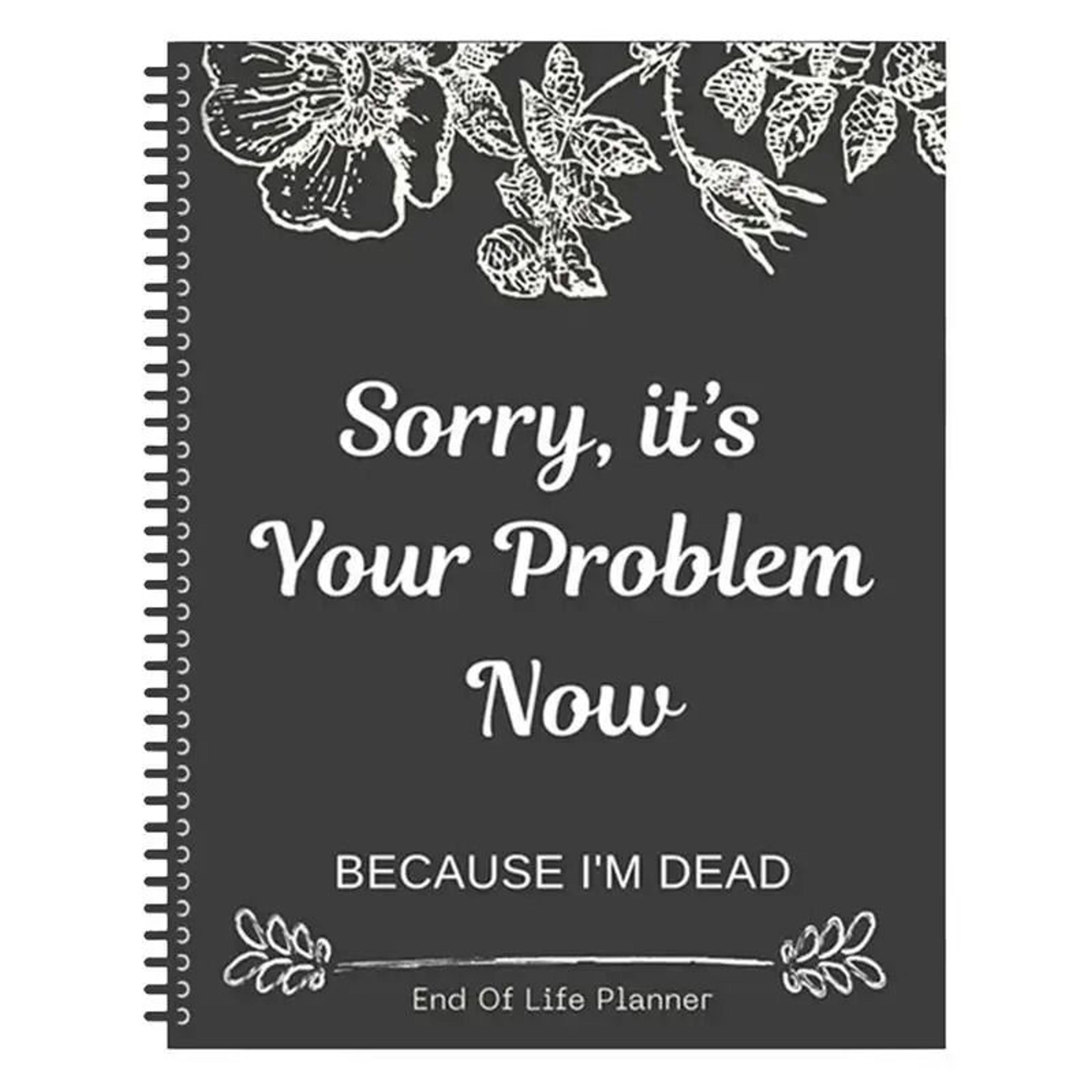 end of life planner notebook