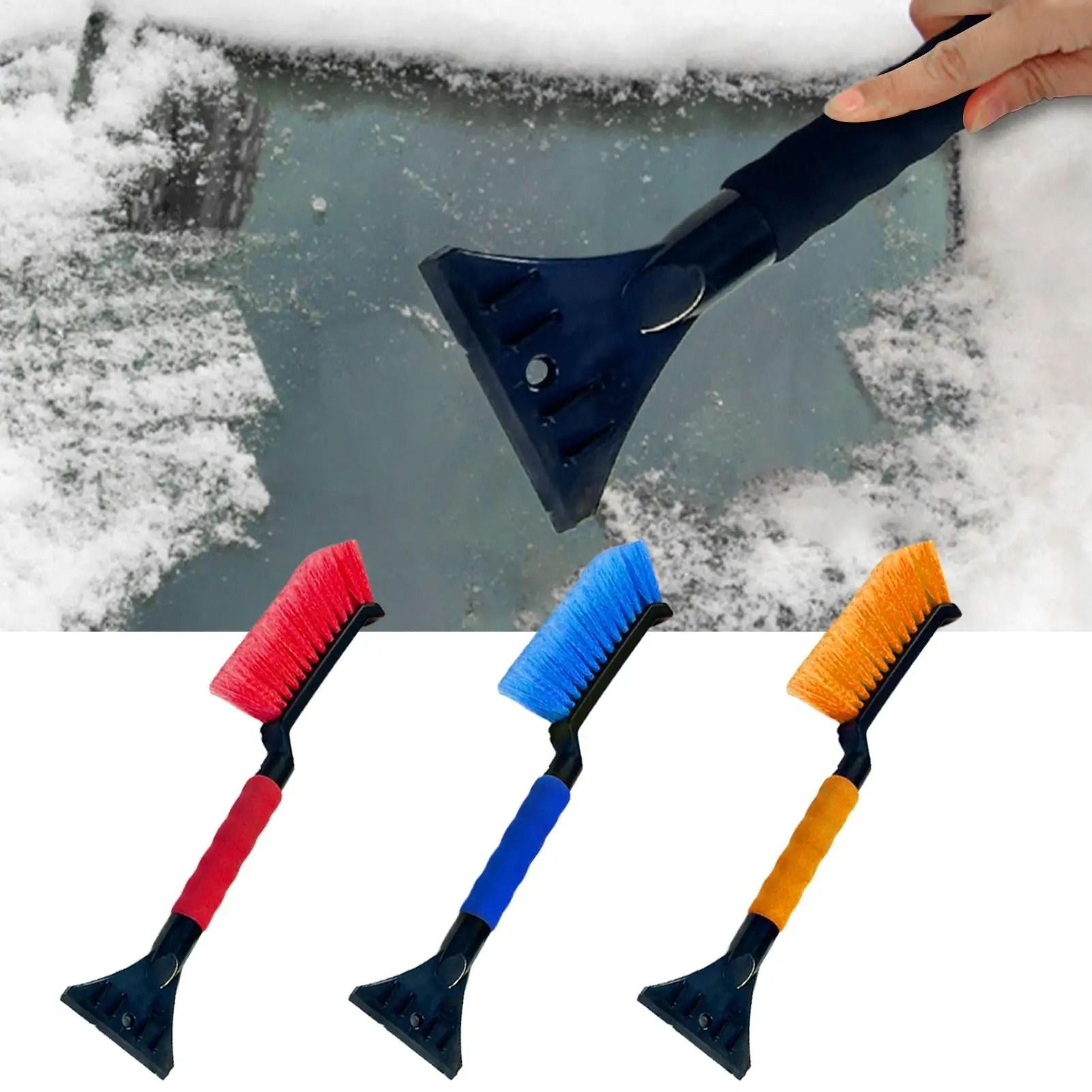 car ice scraper and snow brush