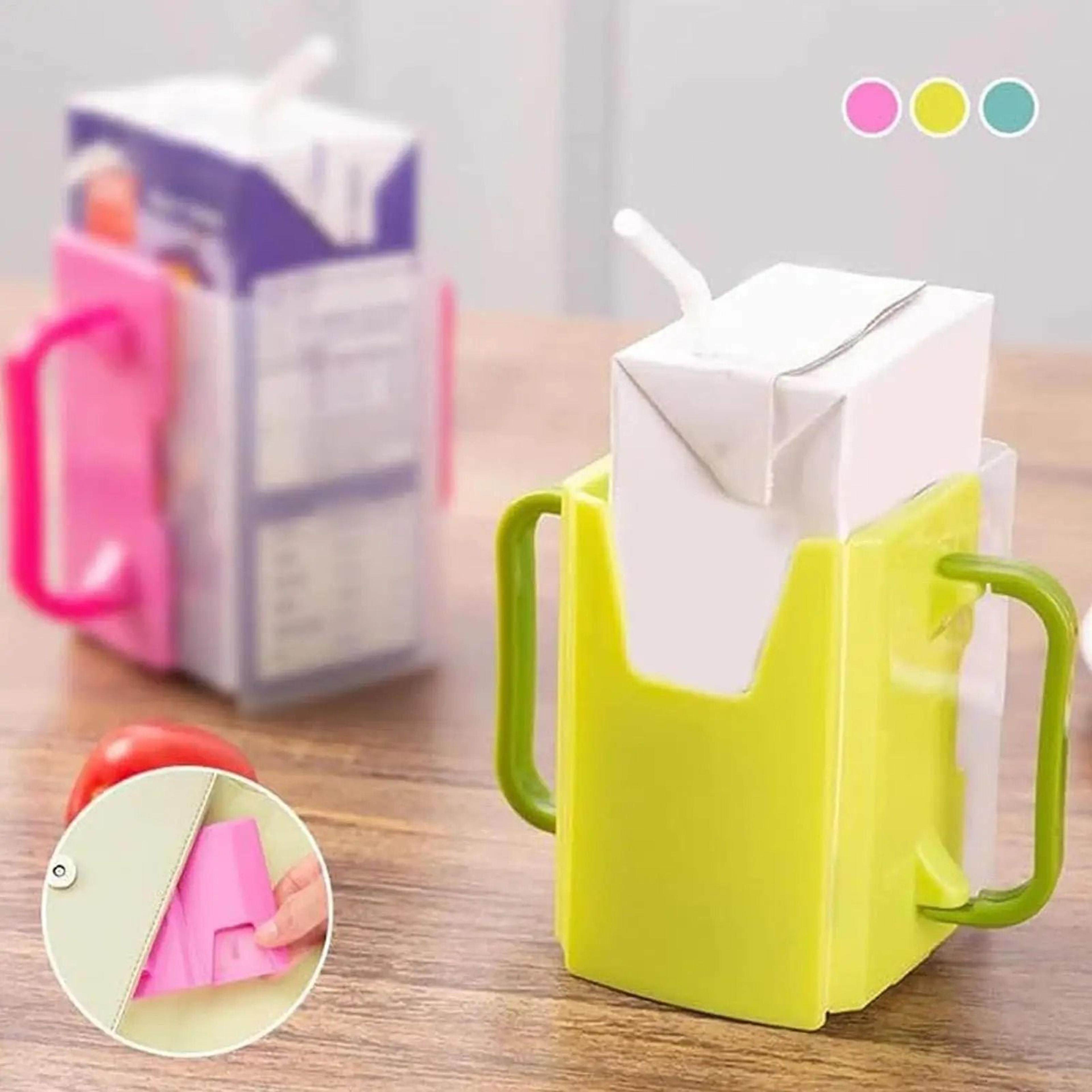 infant anti spill milk and juice box holder