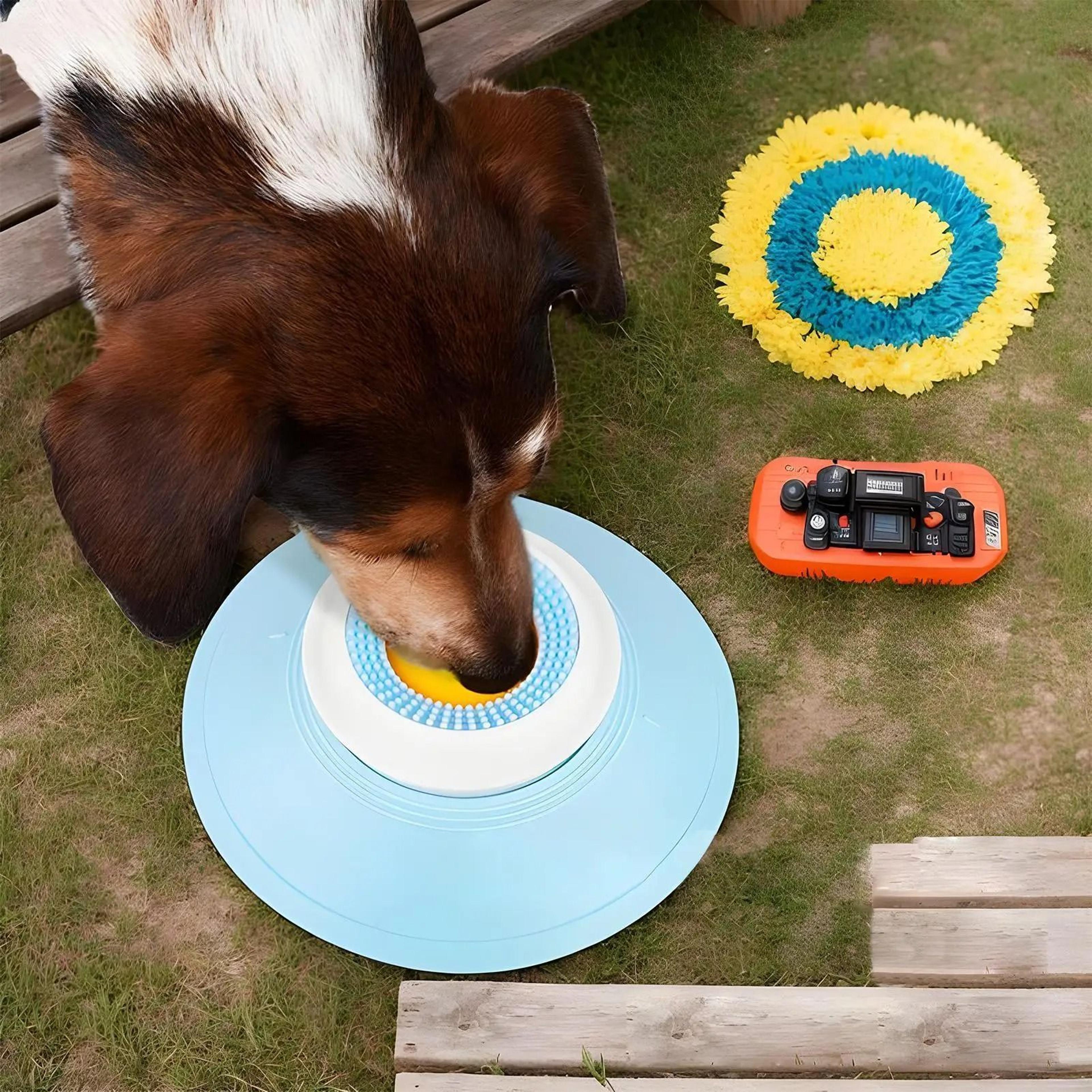 dog licking and feeding mat
