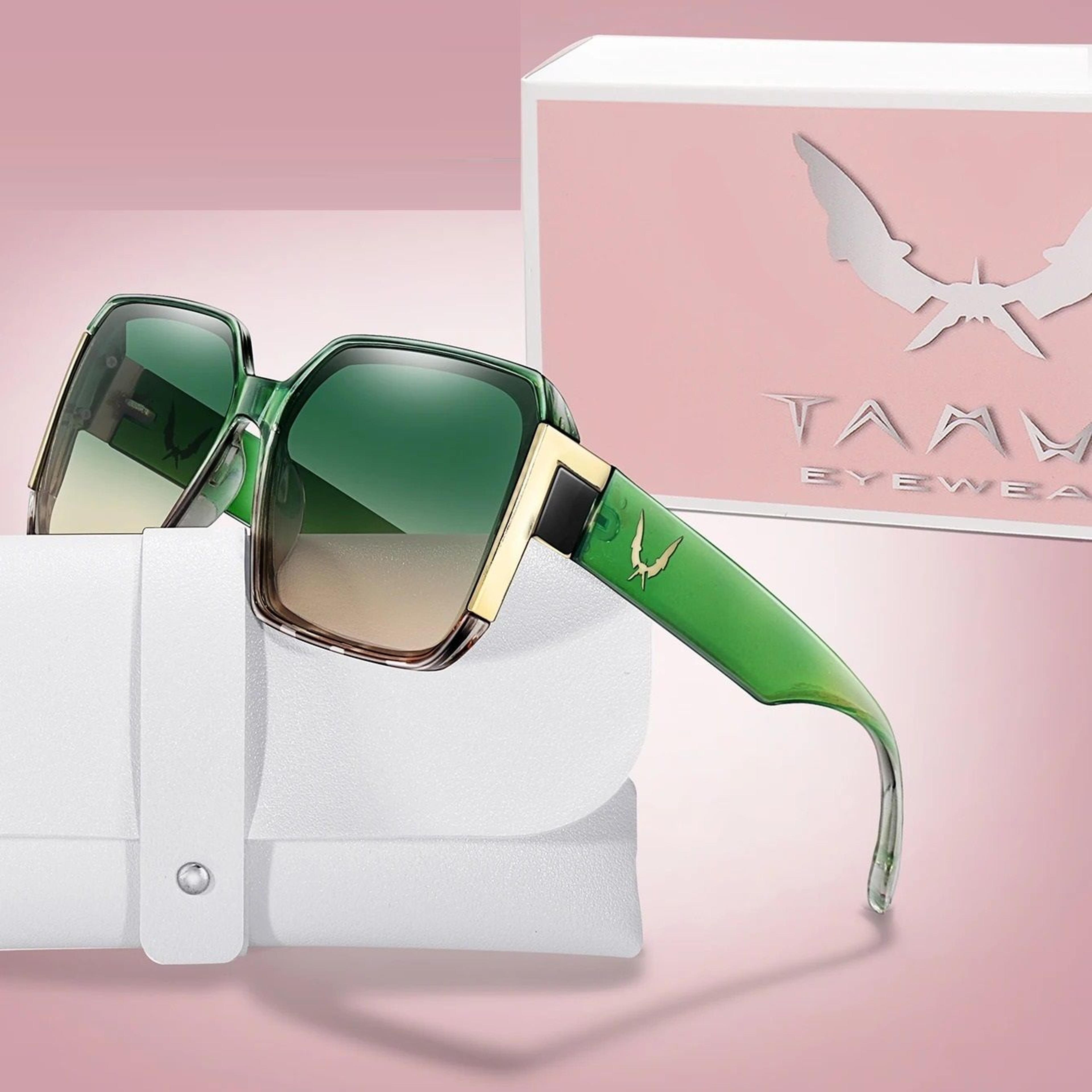 luxury street square uv protection sunglasses