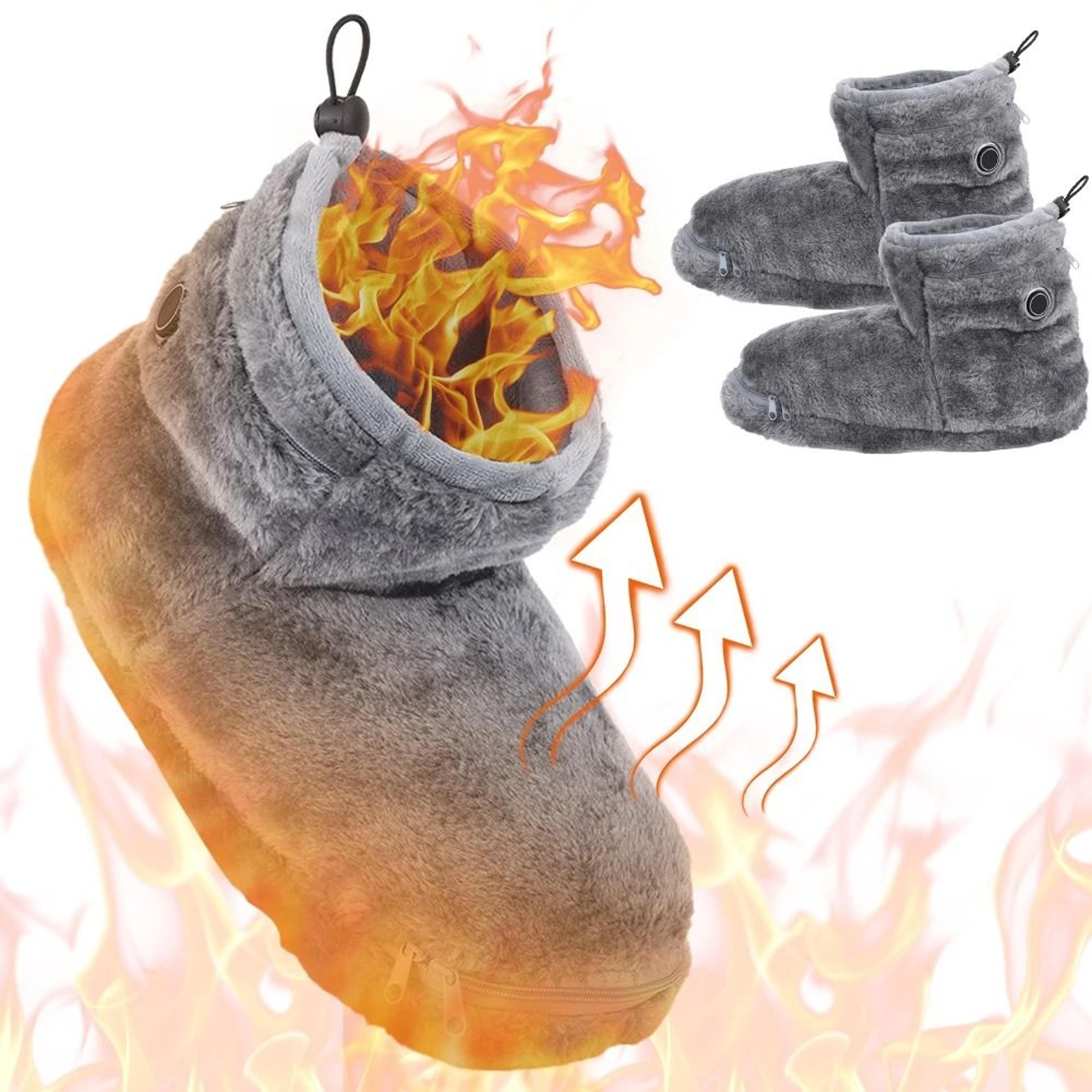usb powered heated winter shoes for indoor and outdoor comfort