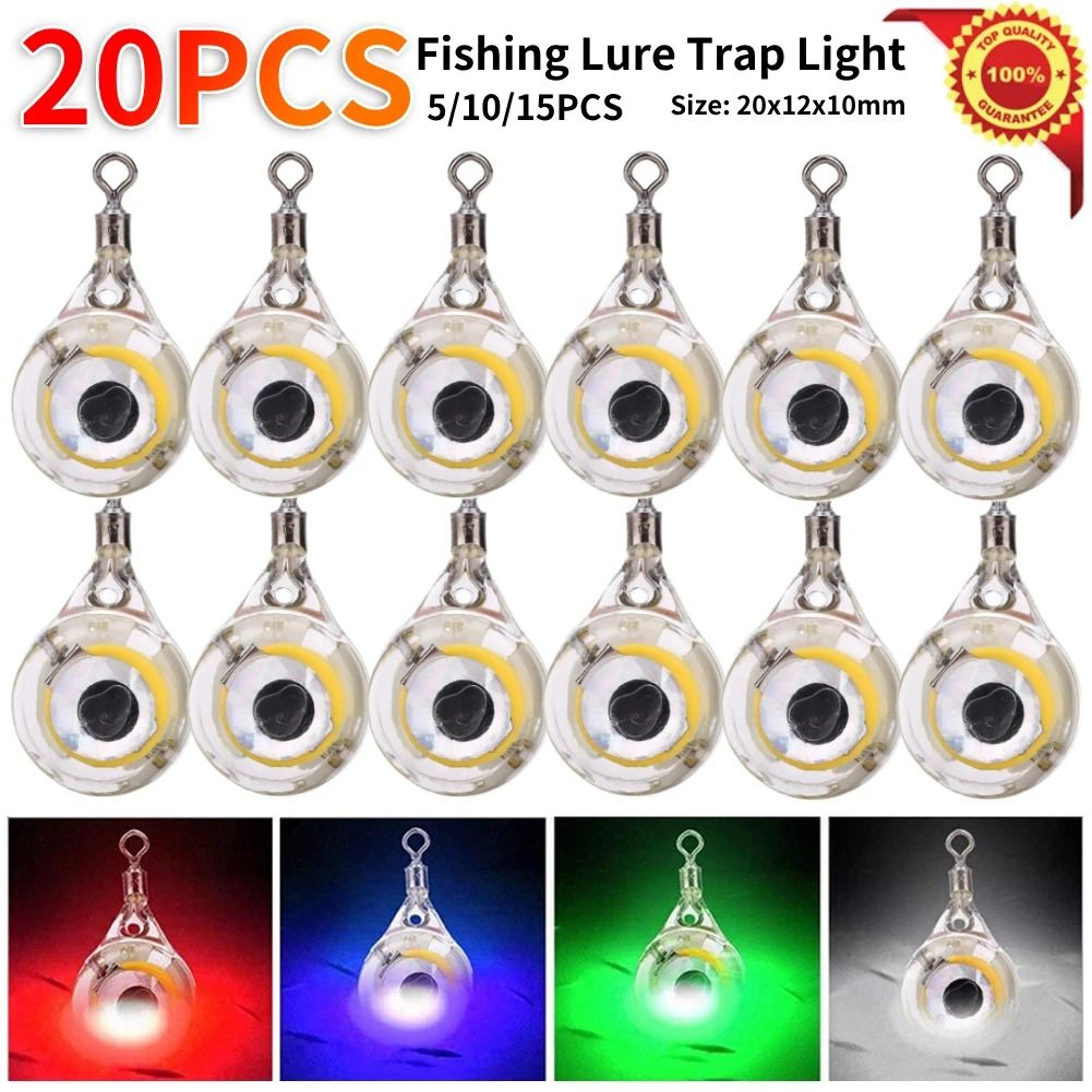 led underwater fishing lures for attracting fish with luminous light