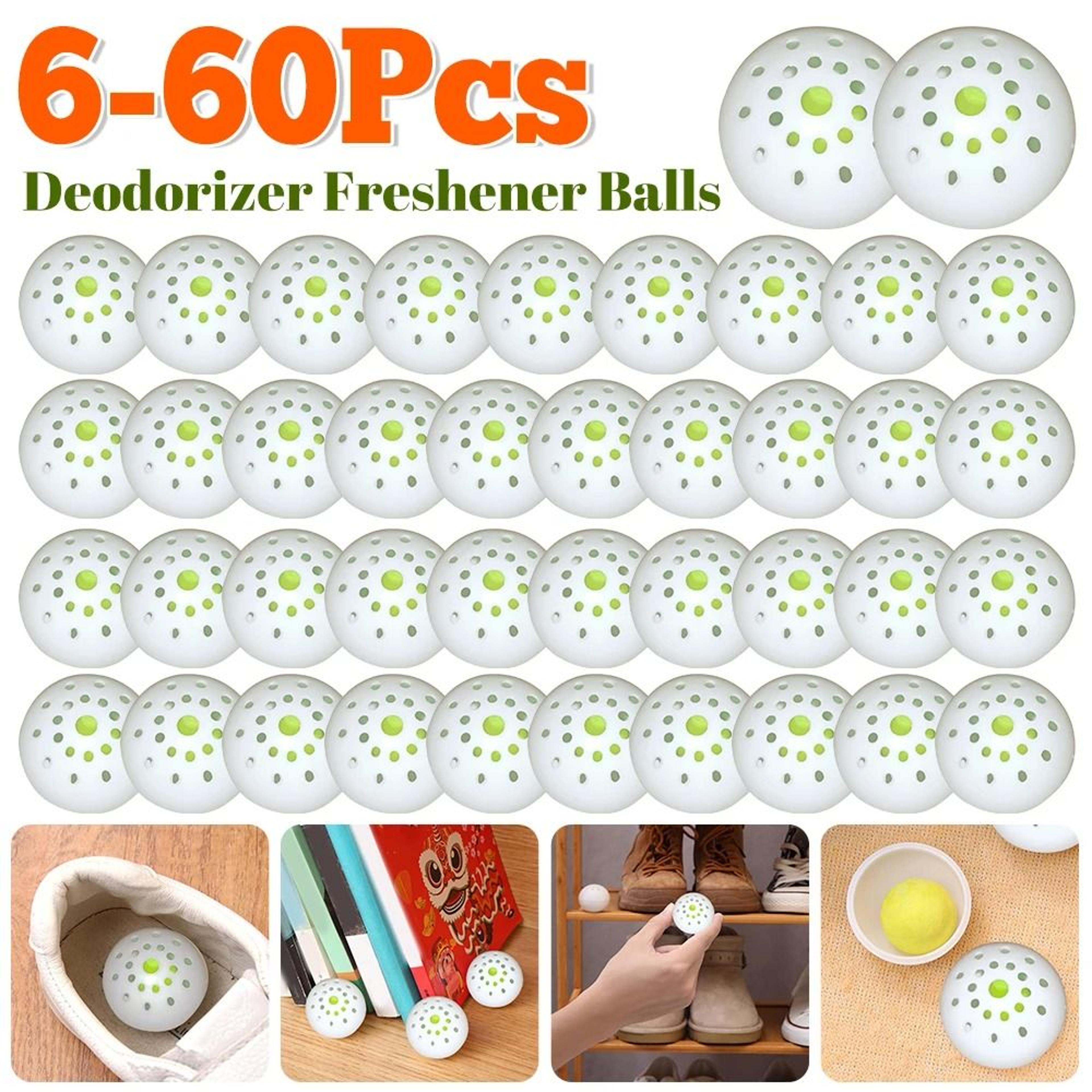 long lasting shoe and closet deodorant balls with jasmine scent