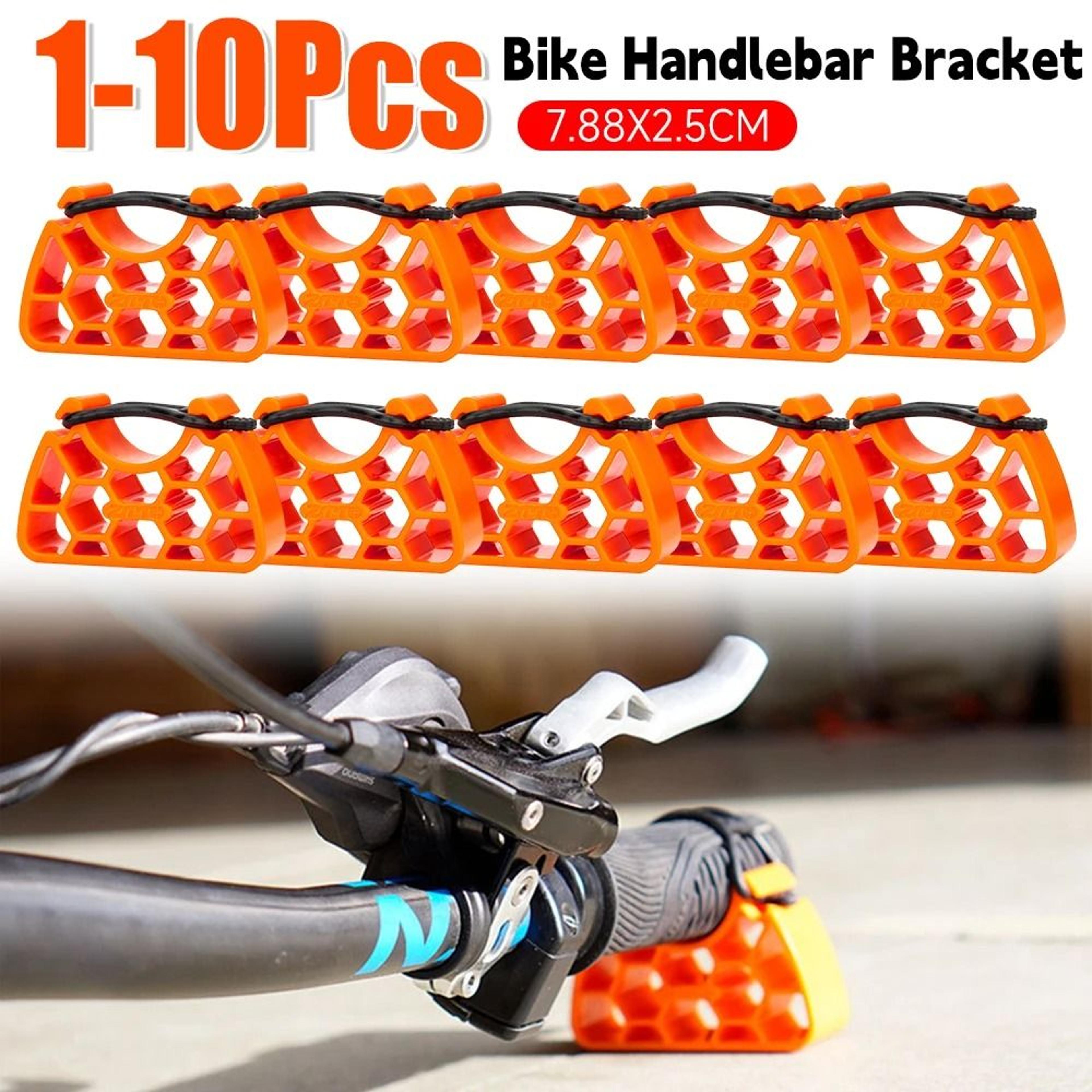 bicycle handlebar clip on stabilizer and parking stand for bike maintenance