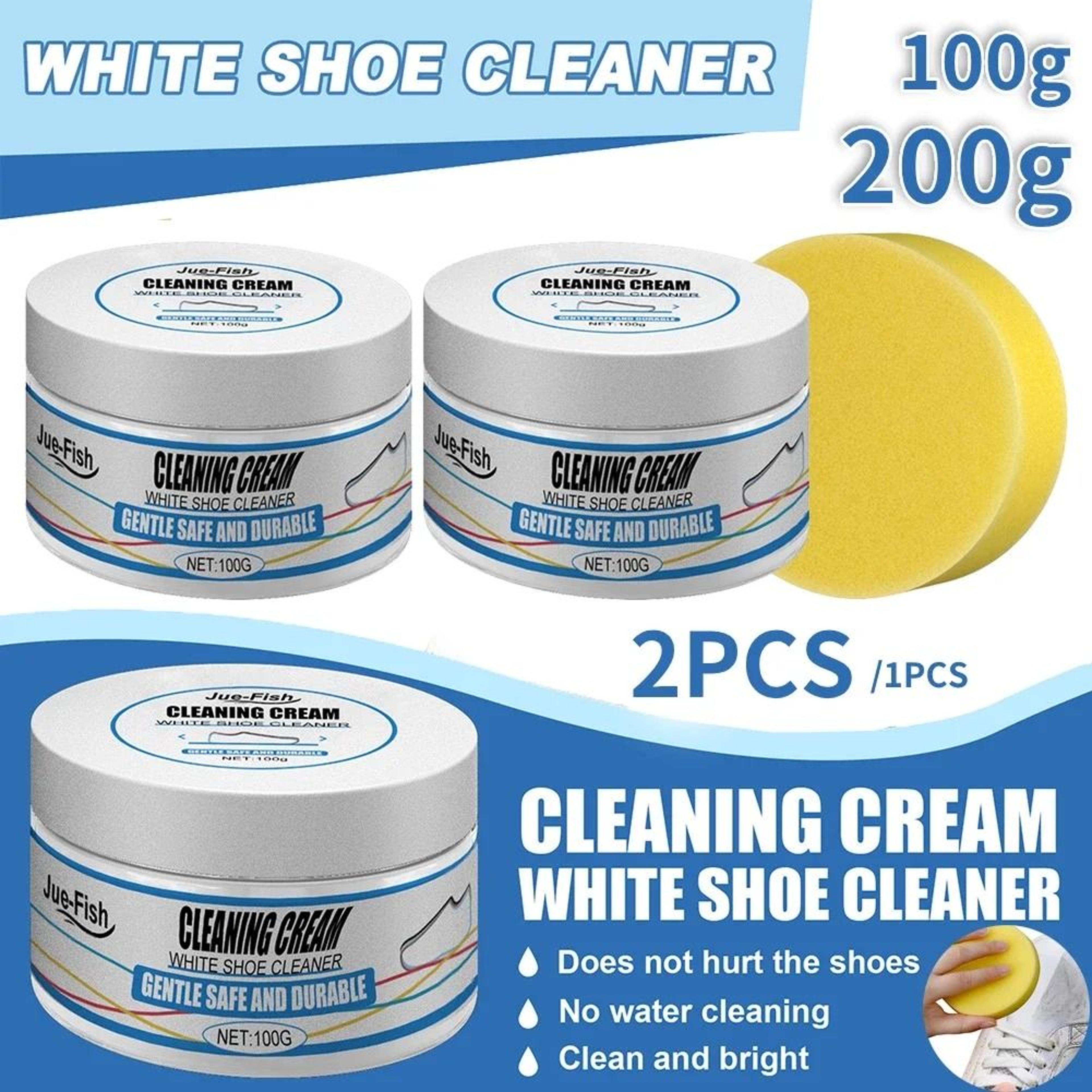 white shoe cleaning cream for brightening and maintenance