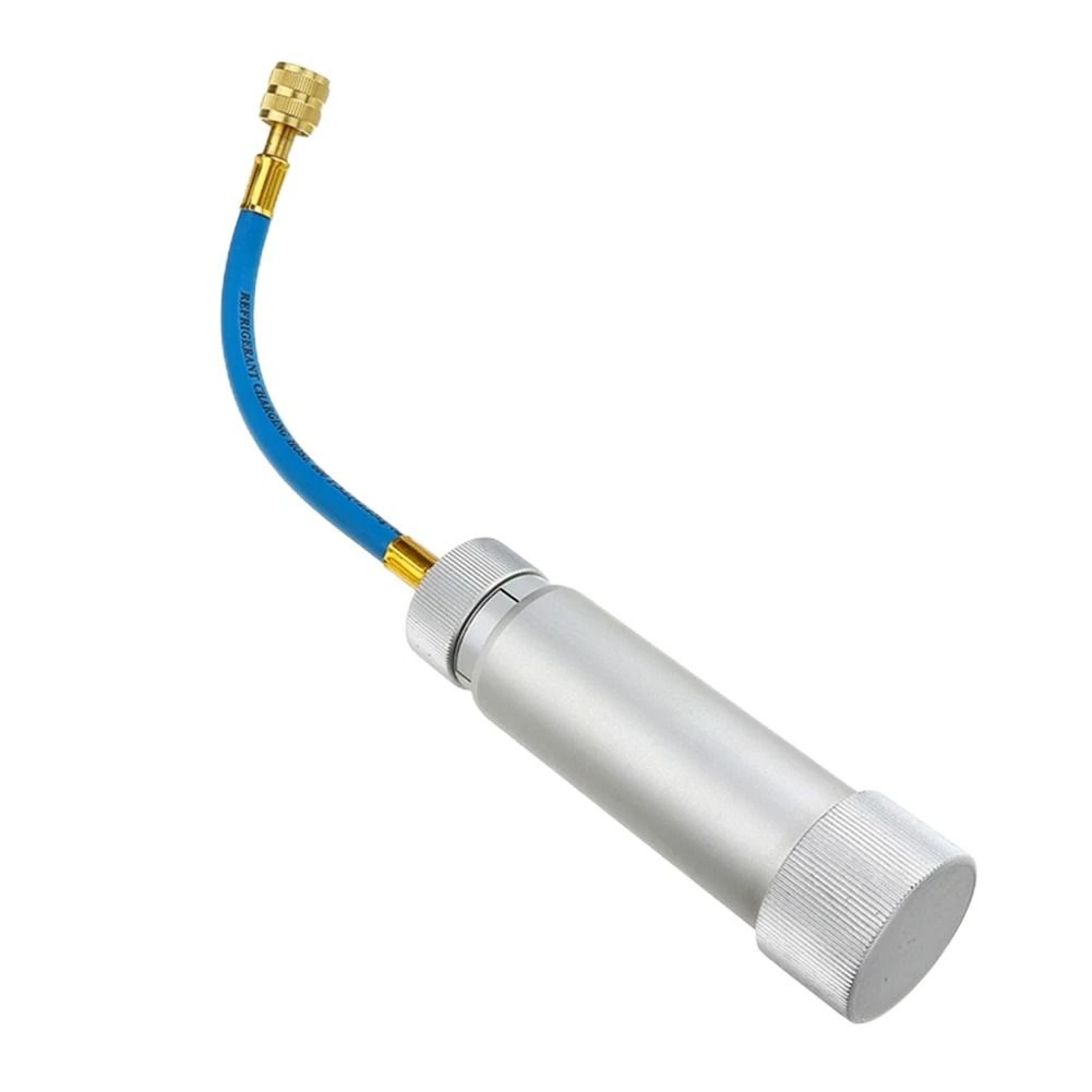 vehicle oil and refrigerant injection tool with filler tube adapter