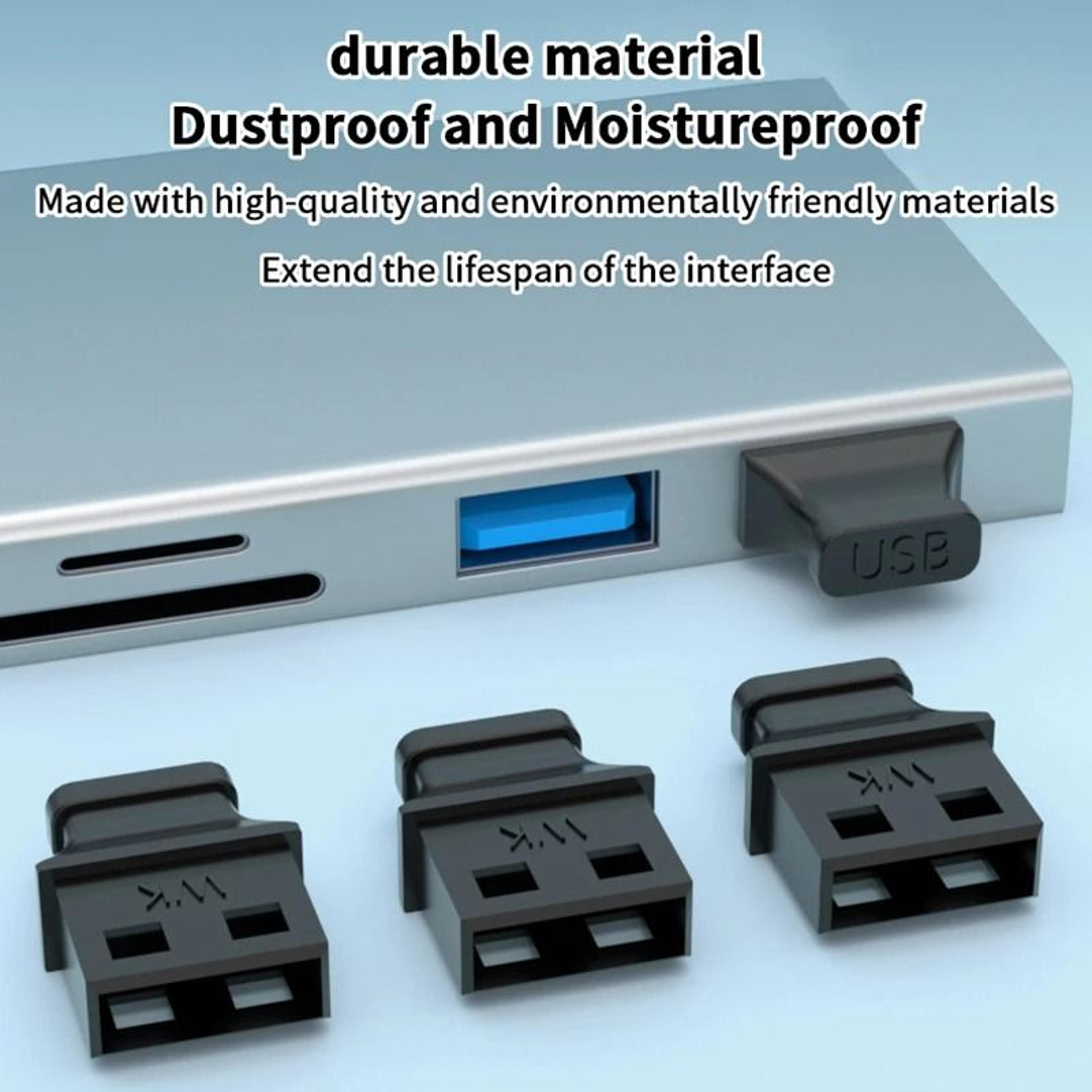 usb port dust plug covers for laptop and computer protection