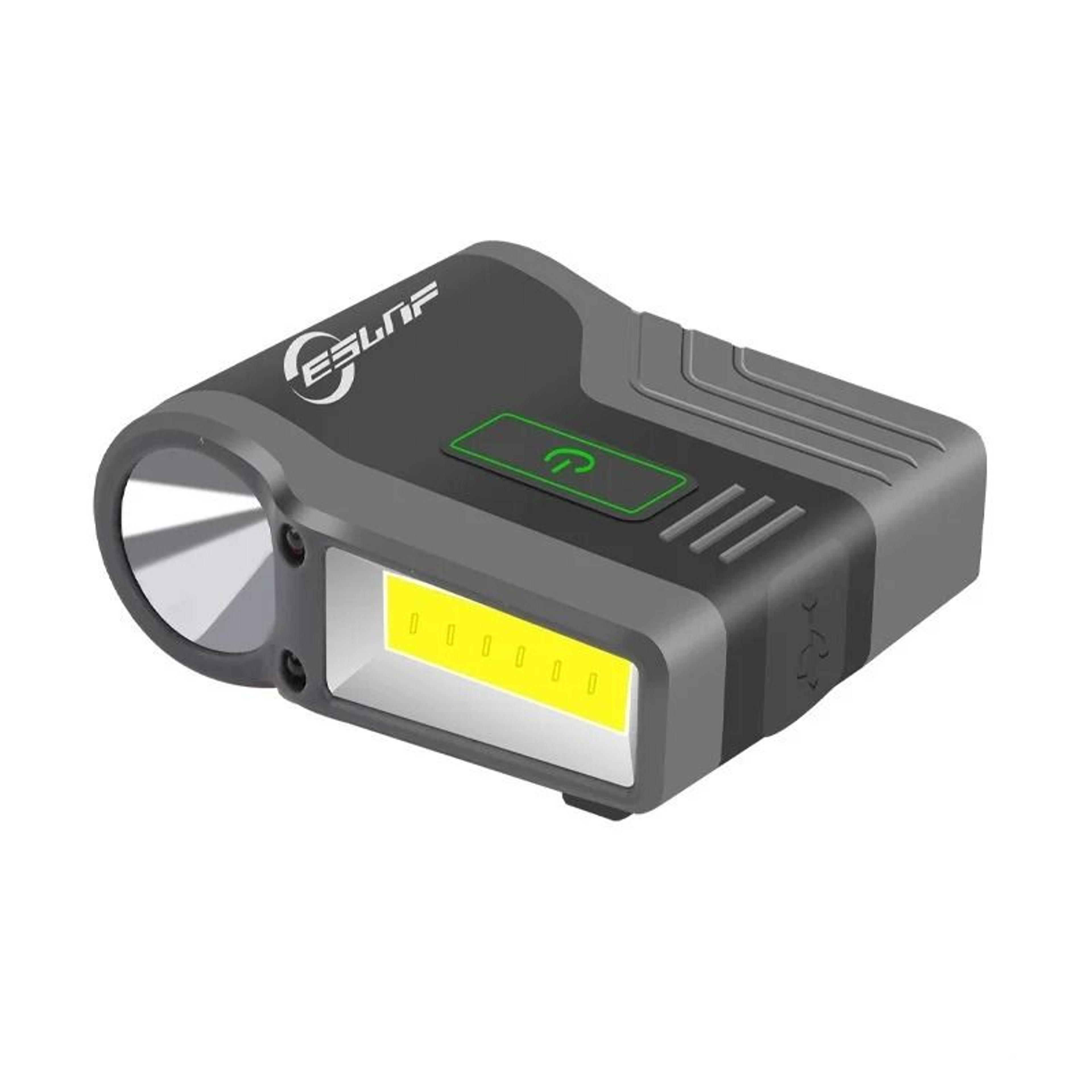 waterproof intelligent led headlamp with sensor and clip