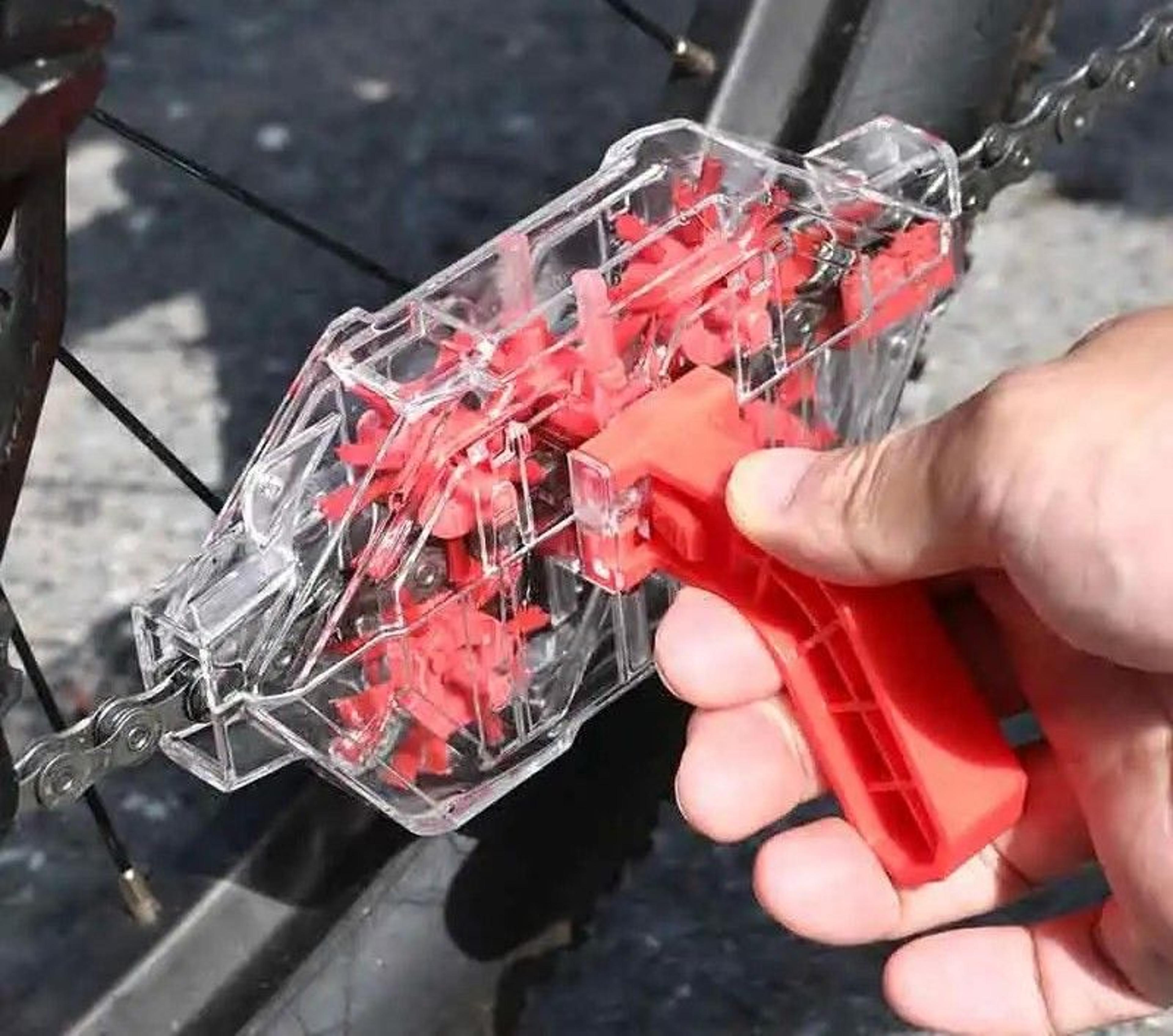 multi function bike chain and wheel cleaning tool set