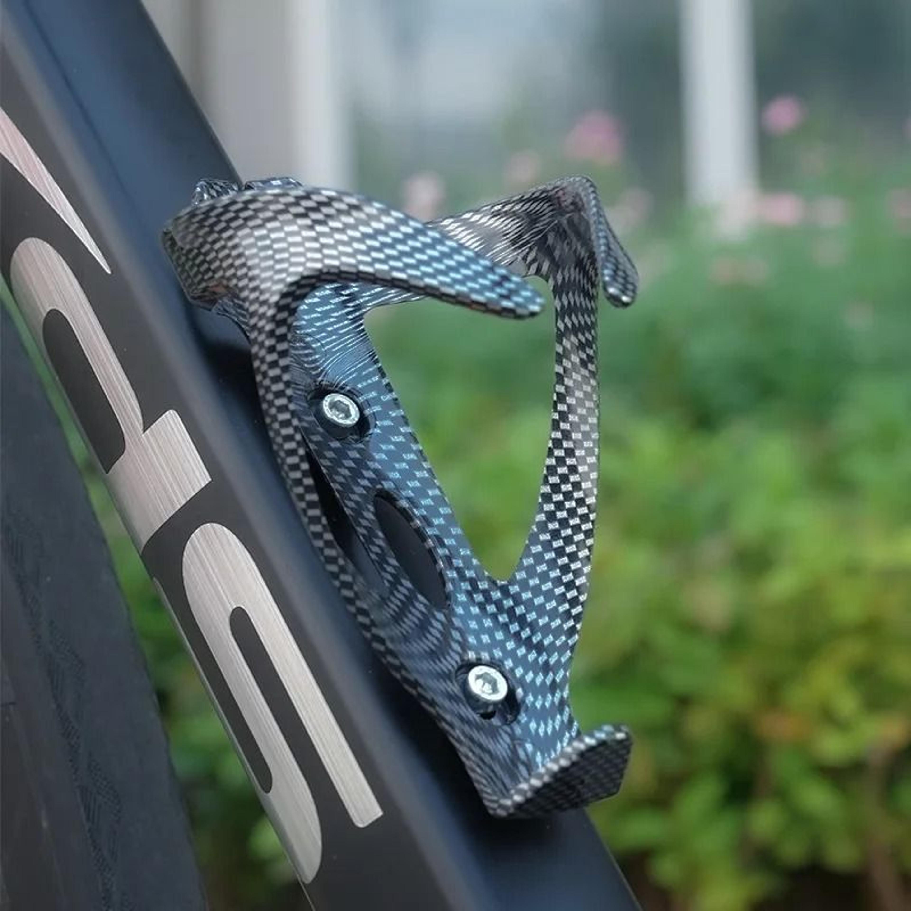 carbon pattern bike water bottle holder cage for bicycle