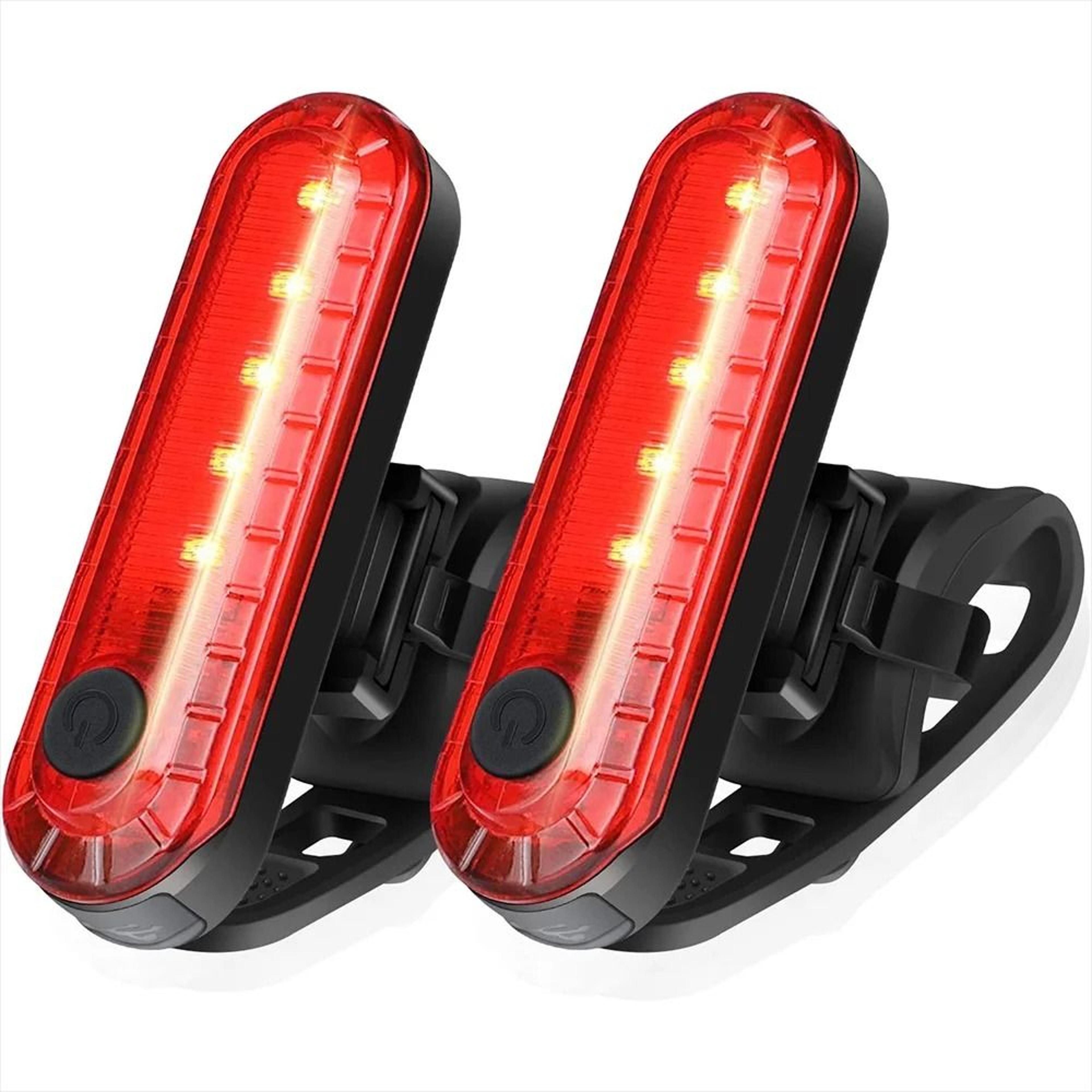 bright usb rechargeable bicycle tail light for cycling safetys