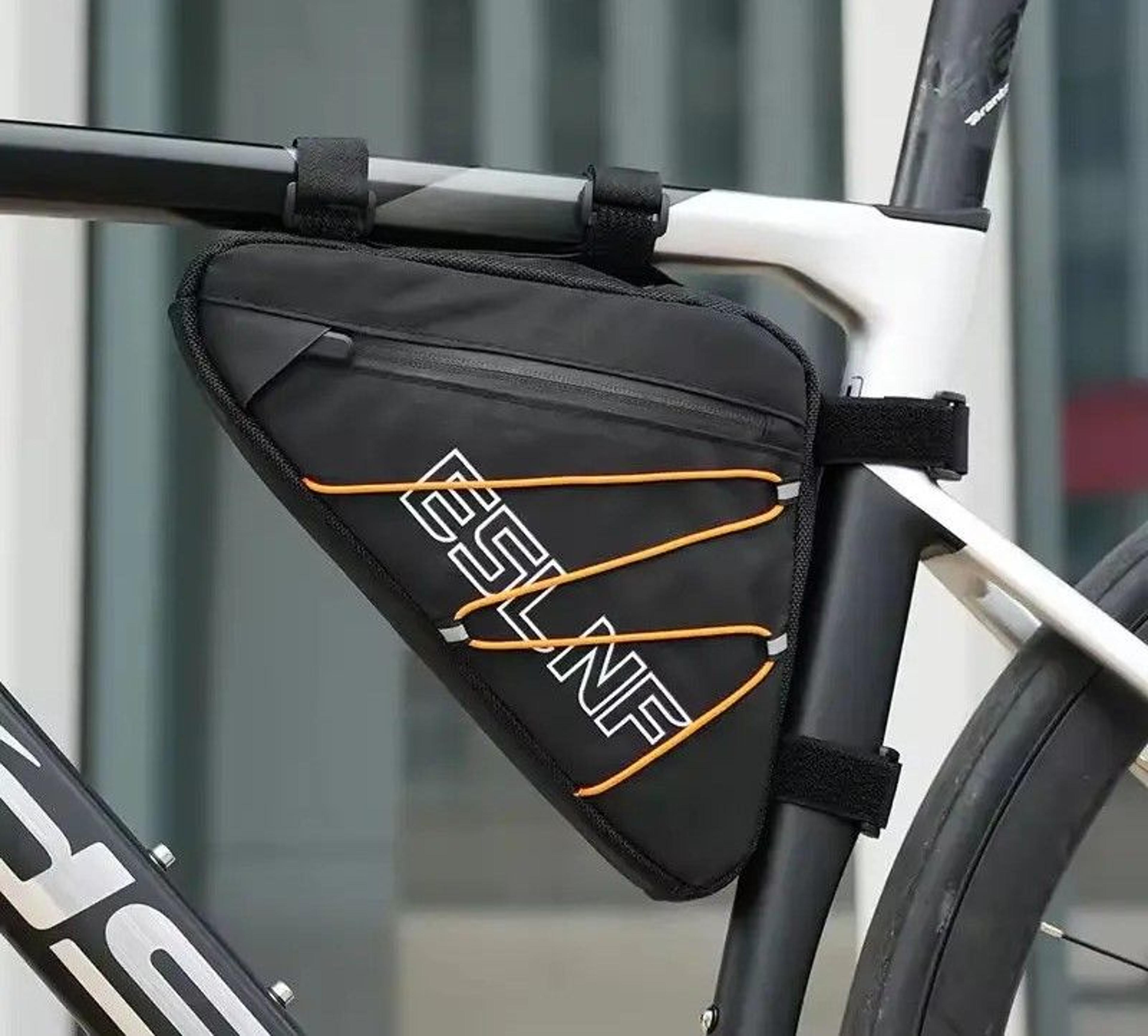 large capacity bike frame triangle bag for cycling storage