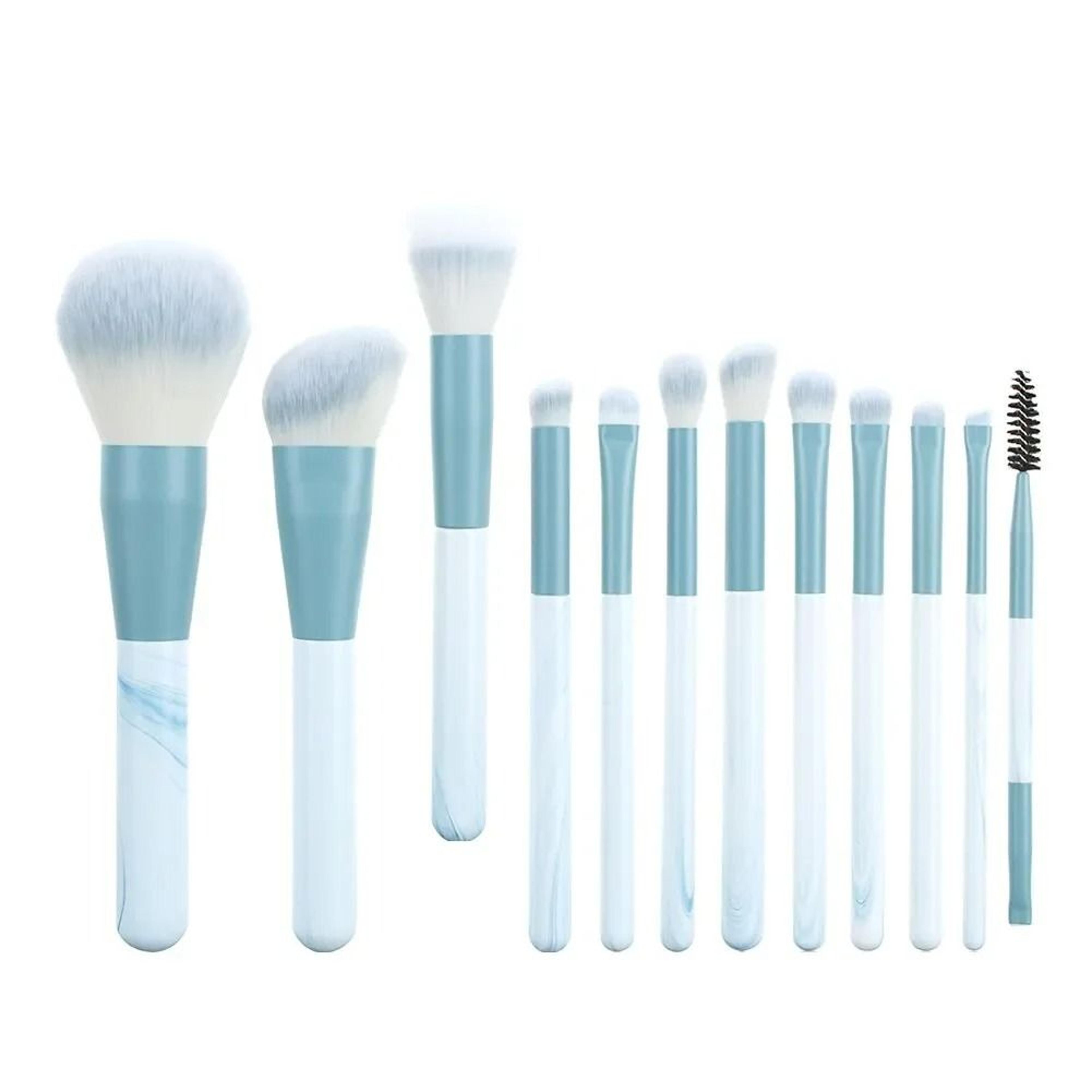 soft makeup brushes set twelve piece cosmetic beauty brush set