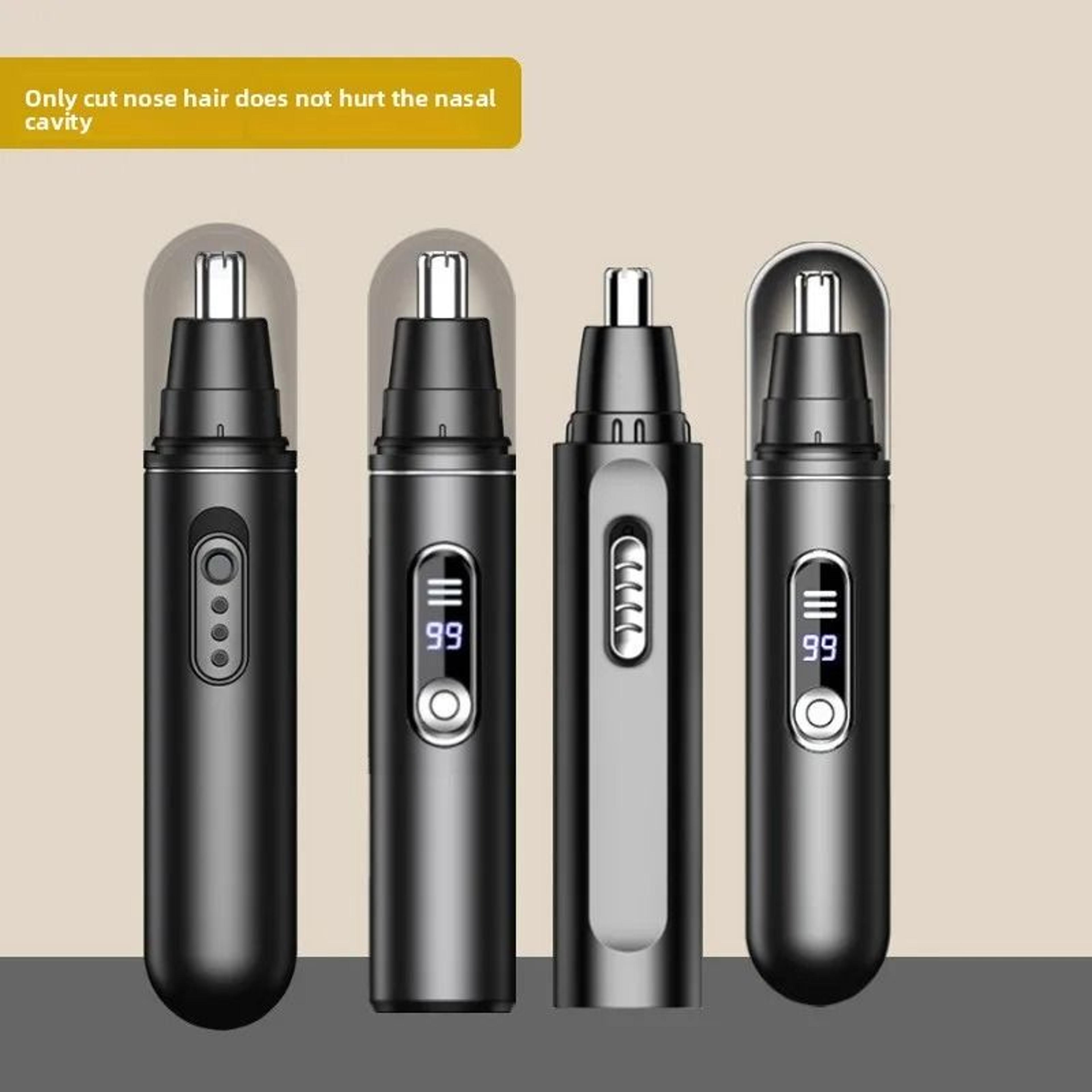 rechargeable electric nose hair trimmer groomer for men