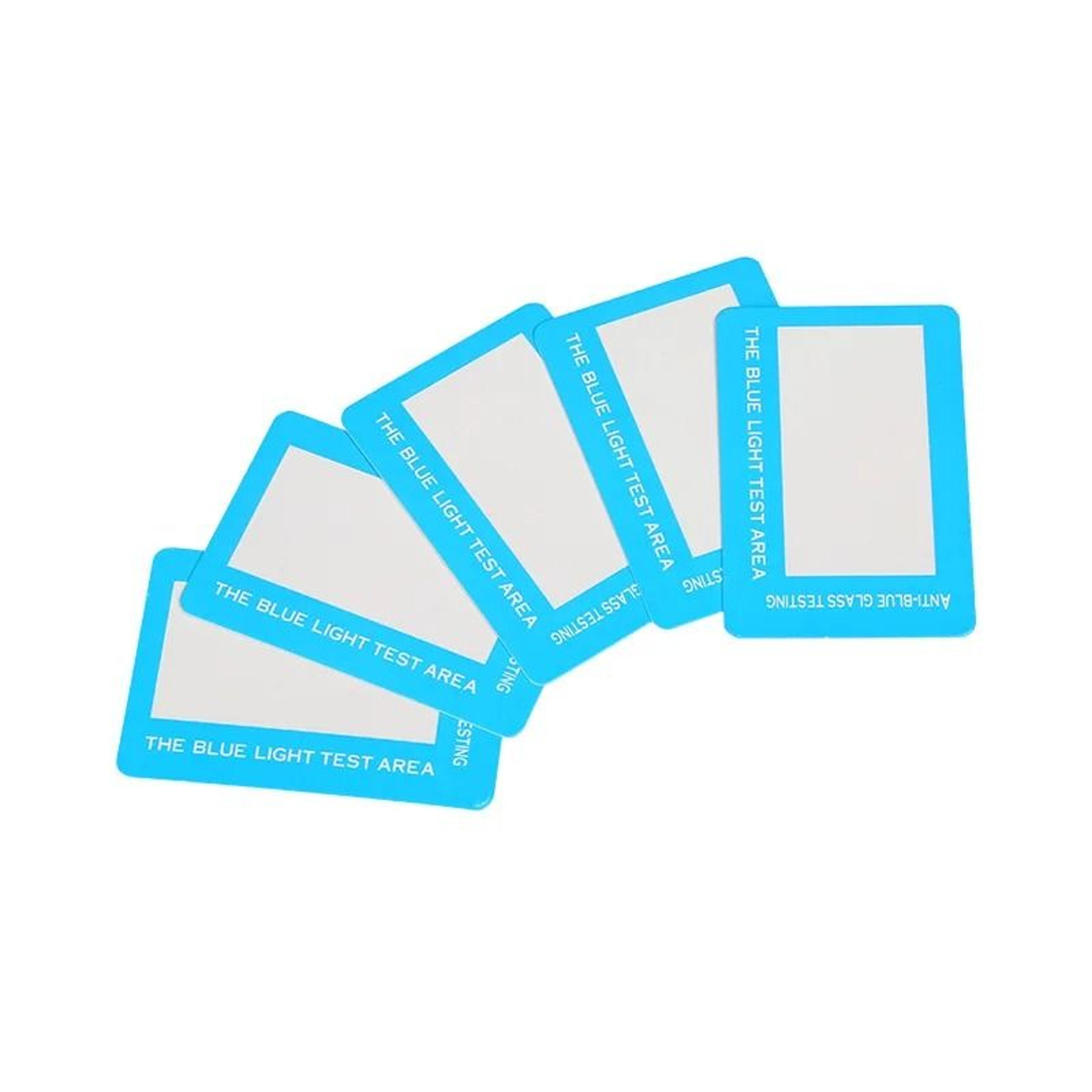 blu ray glasses test card set for lens inspection