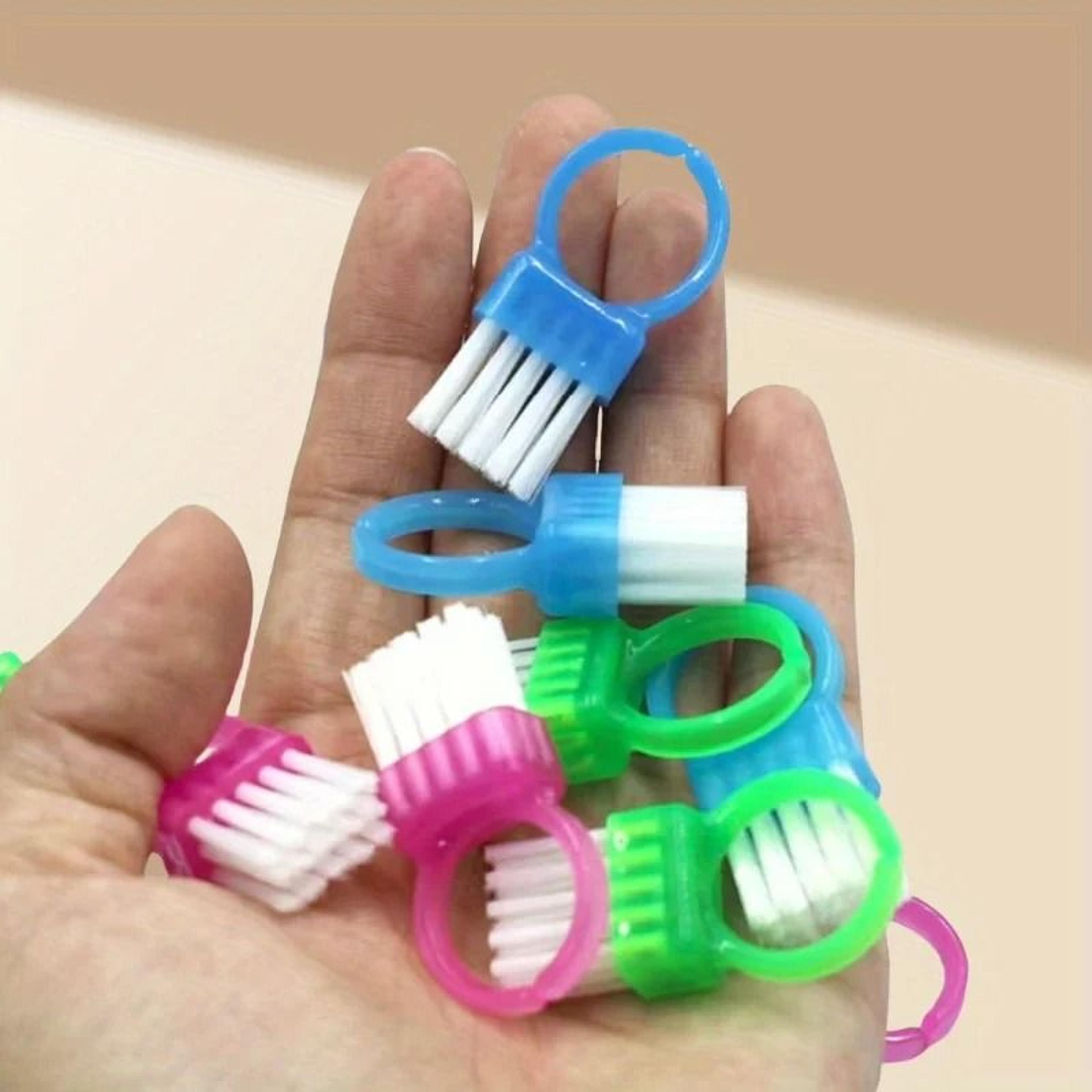 mini ring brush set for nail and finger cleaning