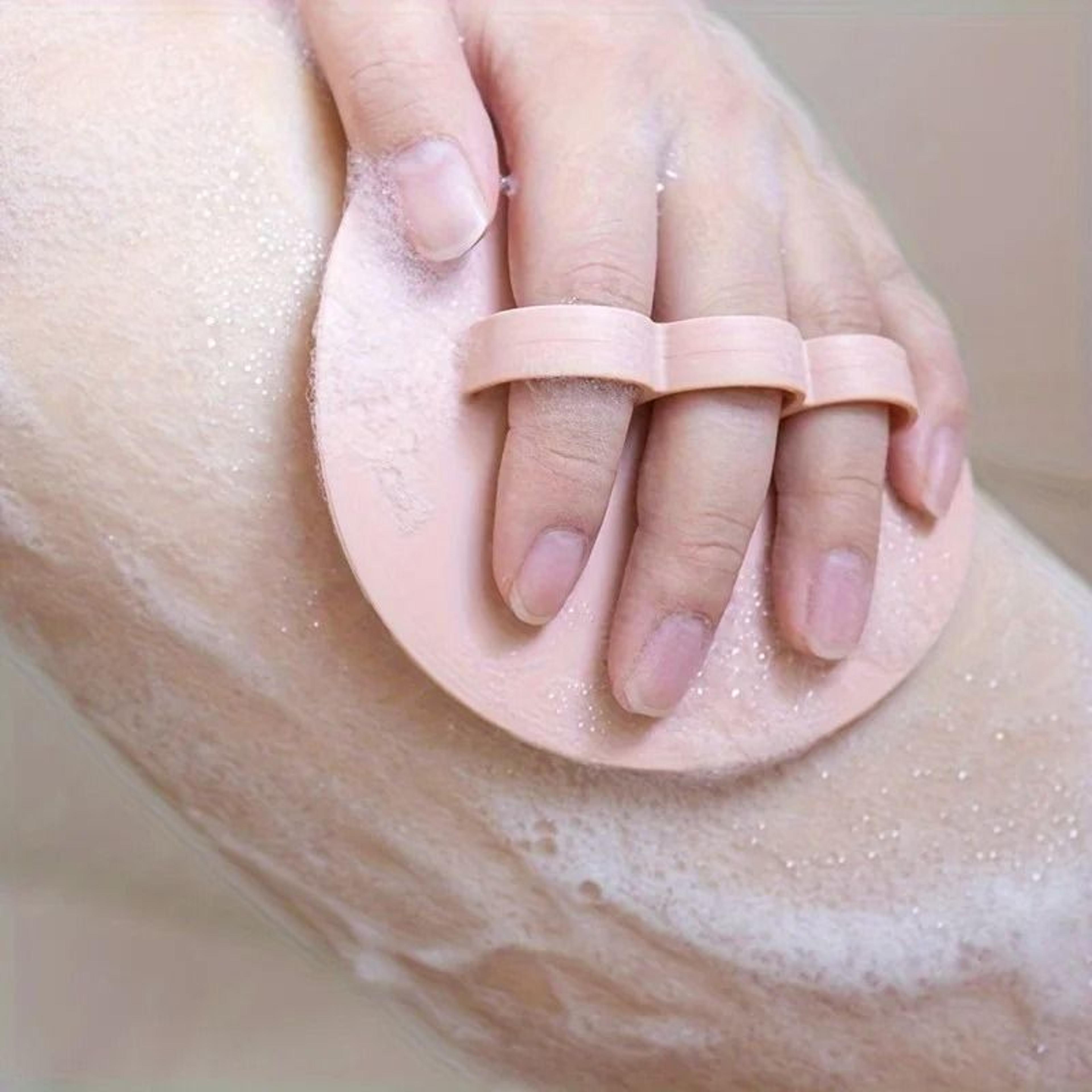 bathroom massage silicone body cleaning brush