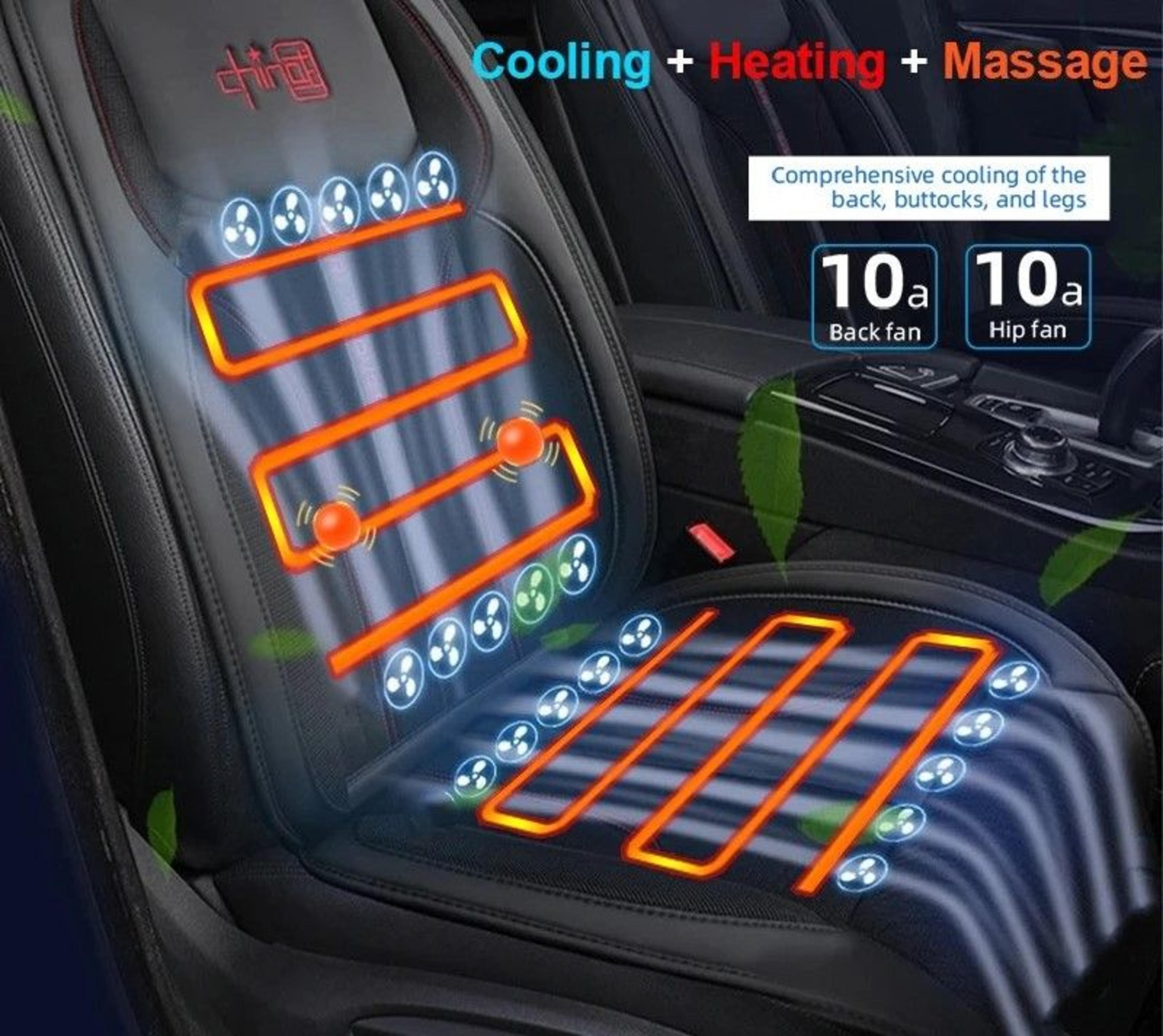 cooling massage heating car seat cushion