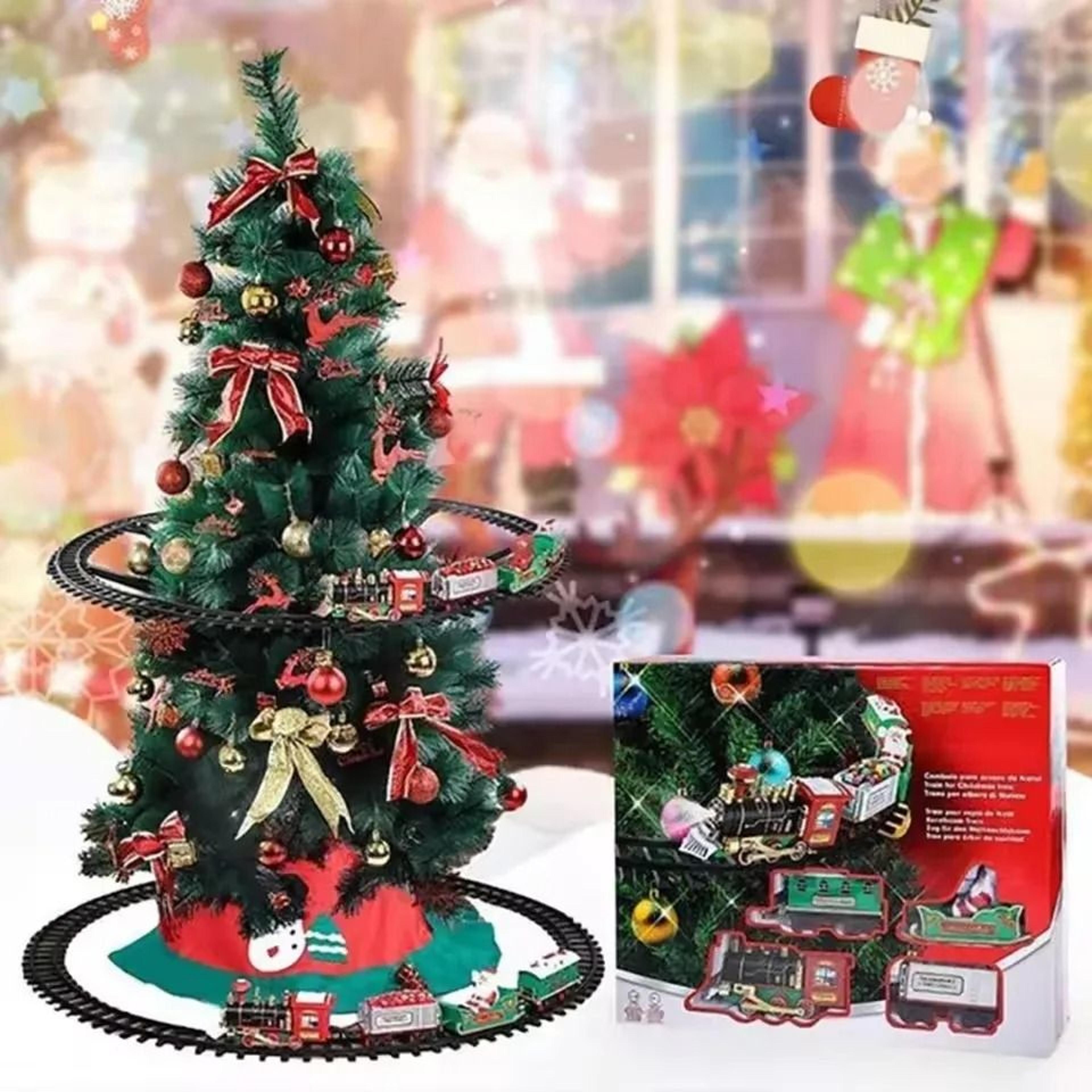 christmas railway train set