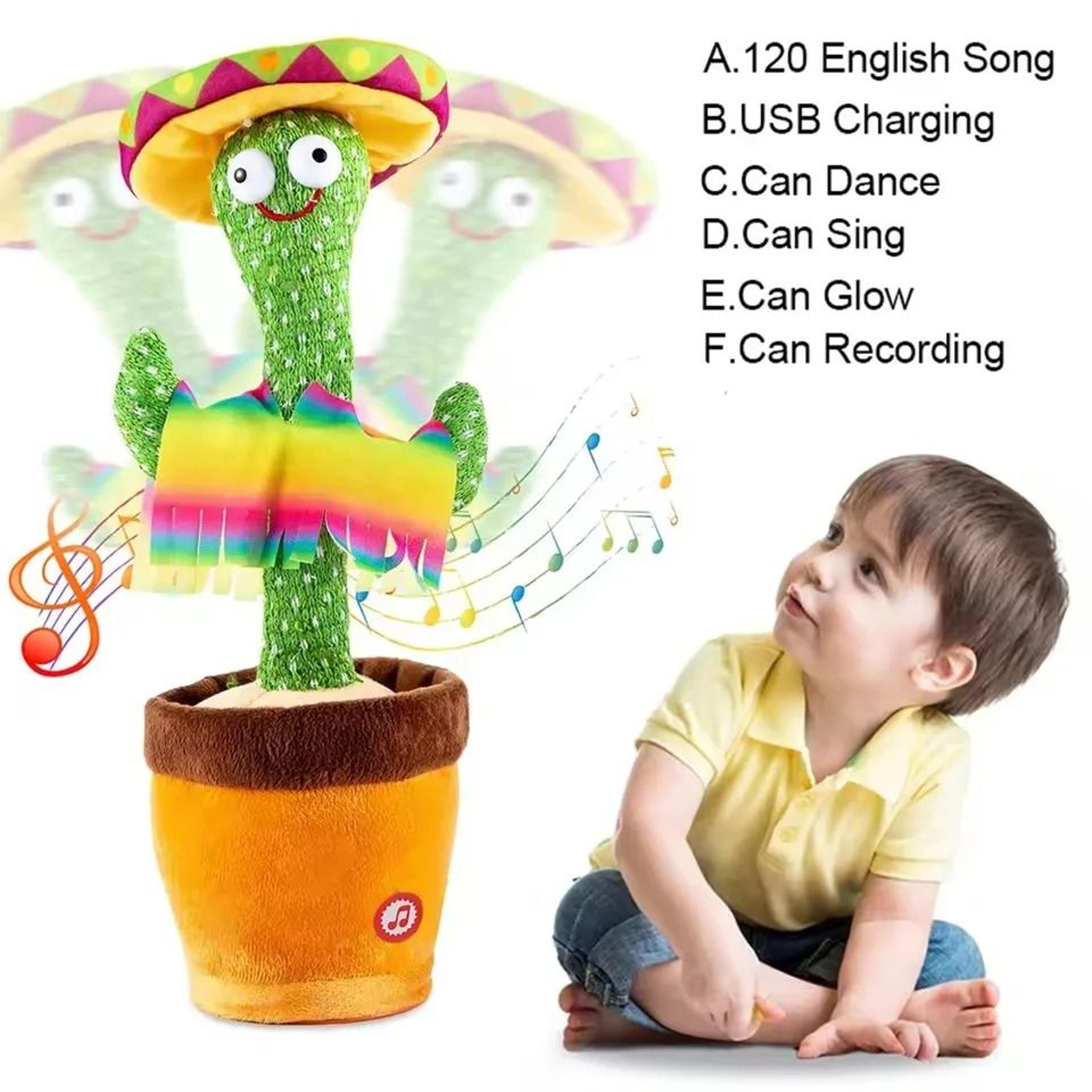 talking and dancing cactus toy