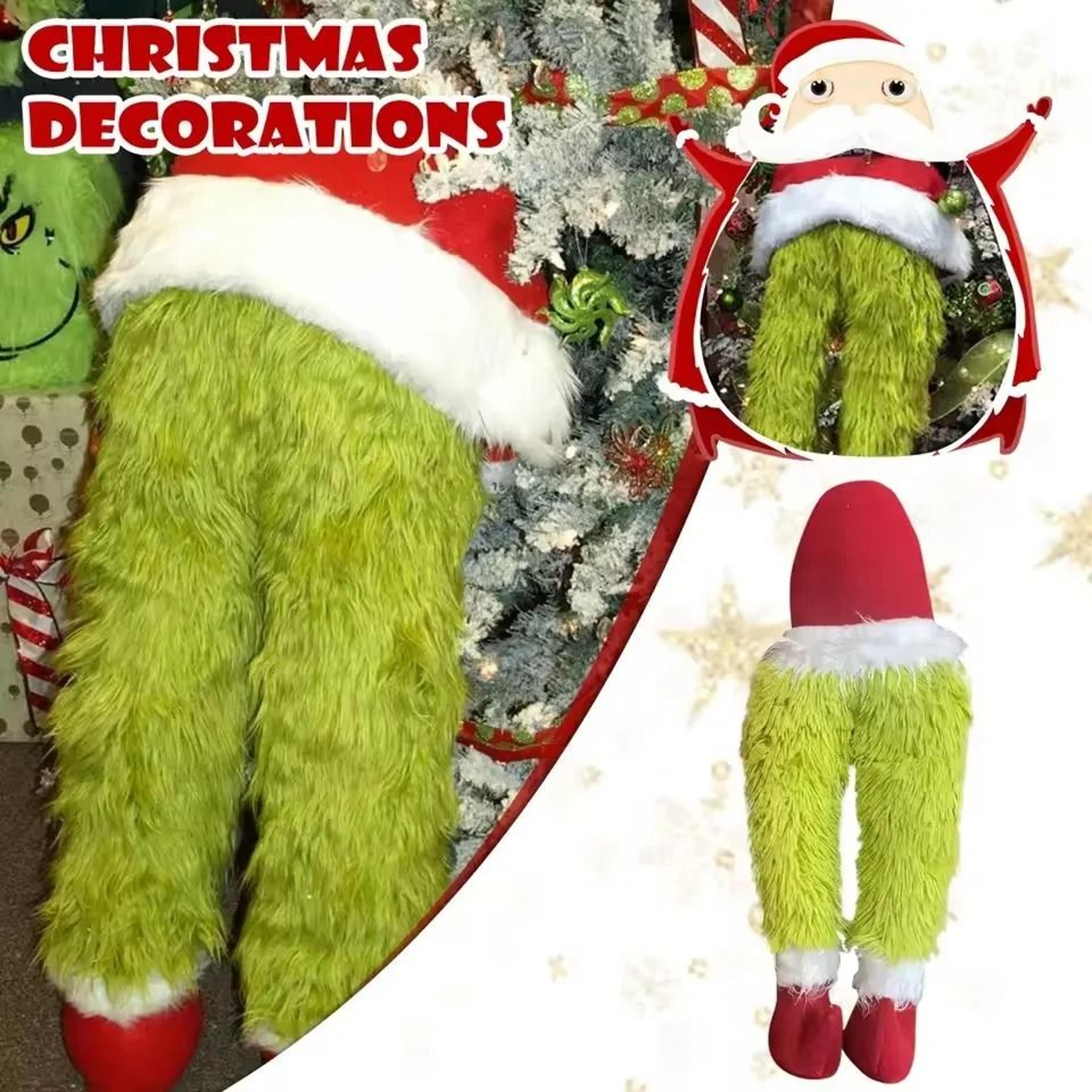 plush stuffed christmas tree legs